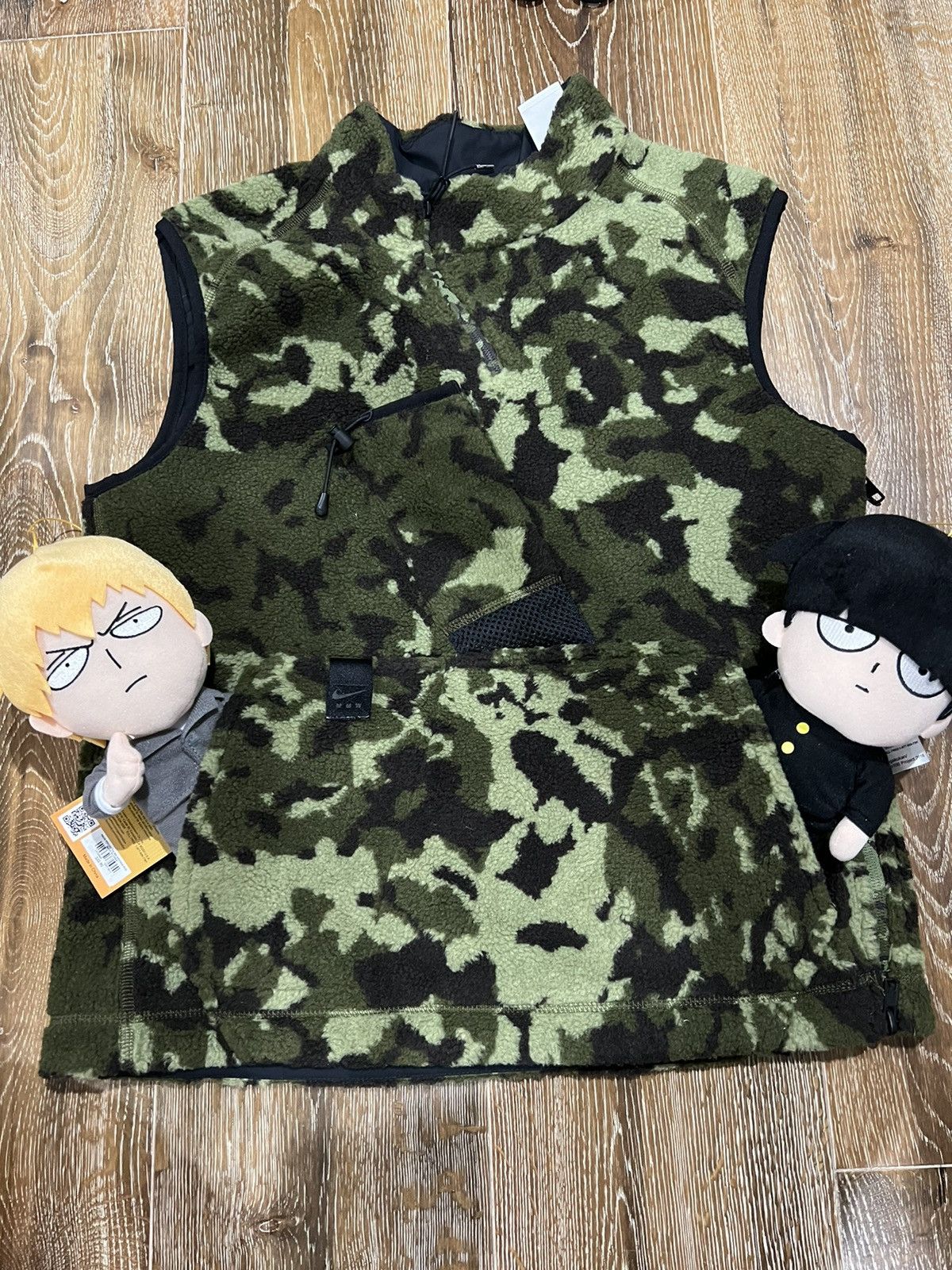 1017 ALYX 9SM × Alyx × Nike Nike Lab X MMW Alyx Camo Training Fleece Vest Size US S / EU 44-46 / 1 - 2 Thumbnail