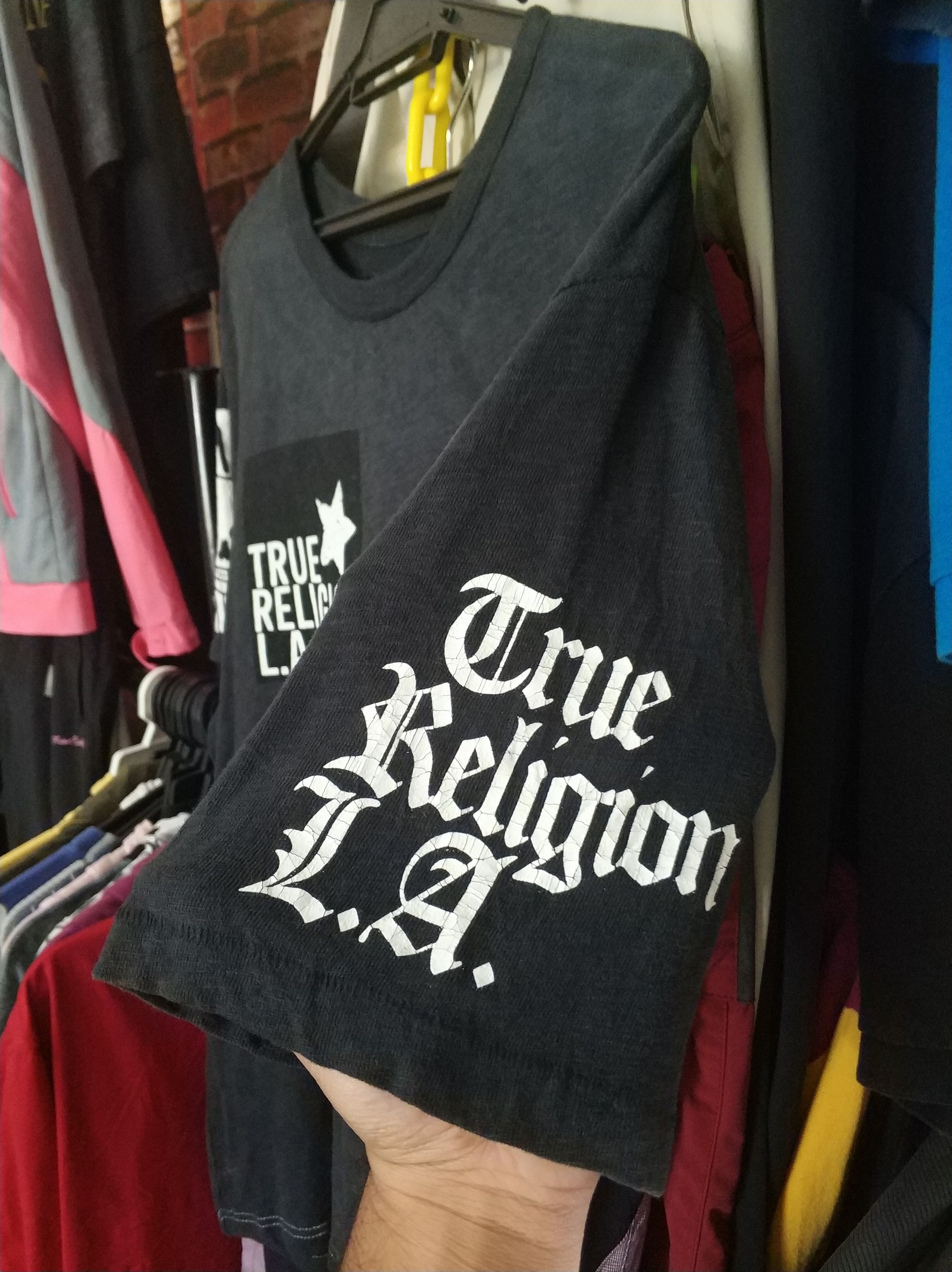 True Religion 🔥Rare True Religion Overprint Tees Size US L / EU 52-54 / 3 - 4 Thumbnail