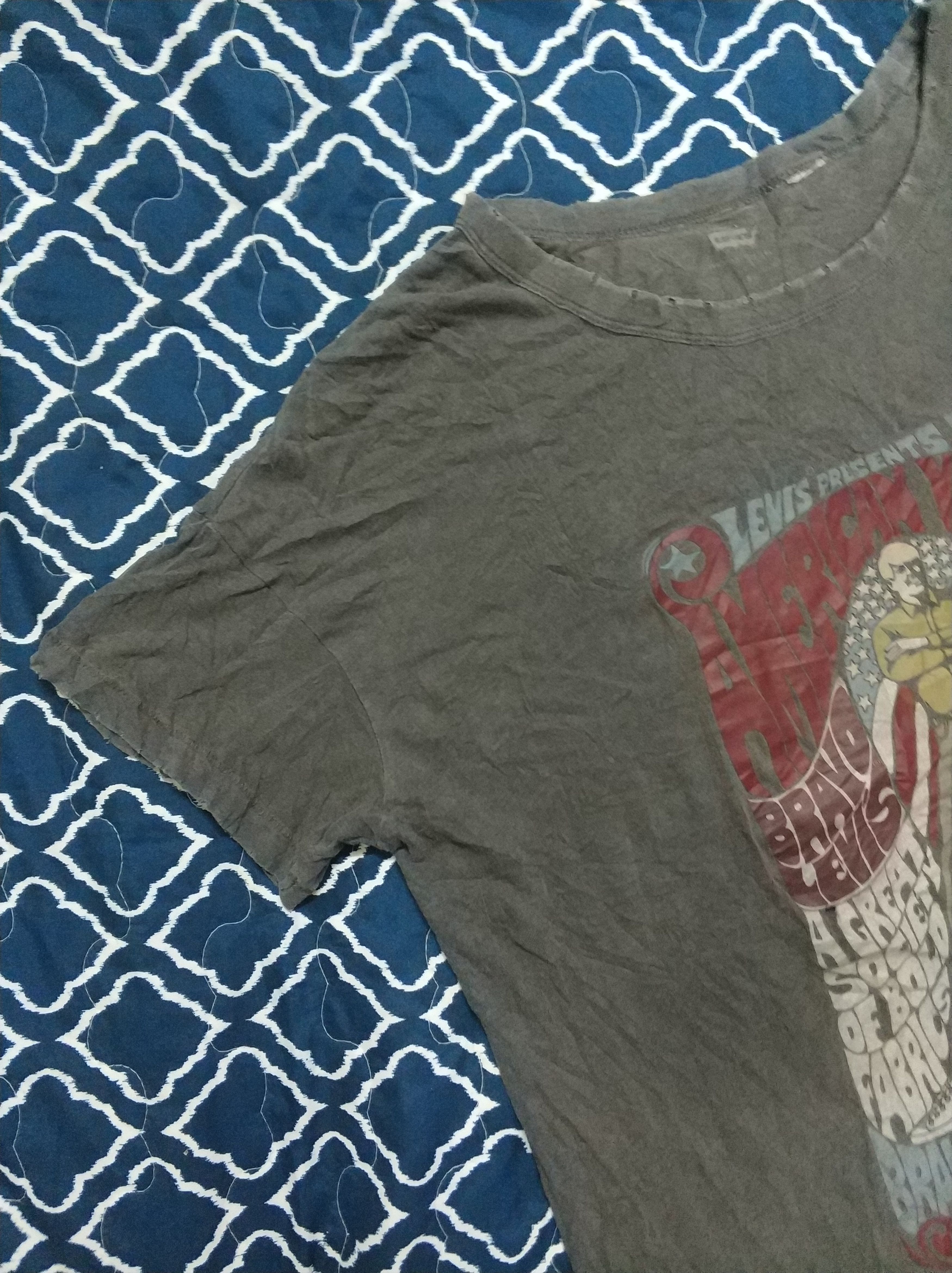 Levi's 🔥Distressed Levi's Rare Printed Tees Size US M / EU 48-50 / 2 - 2 Thumbnail