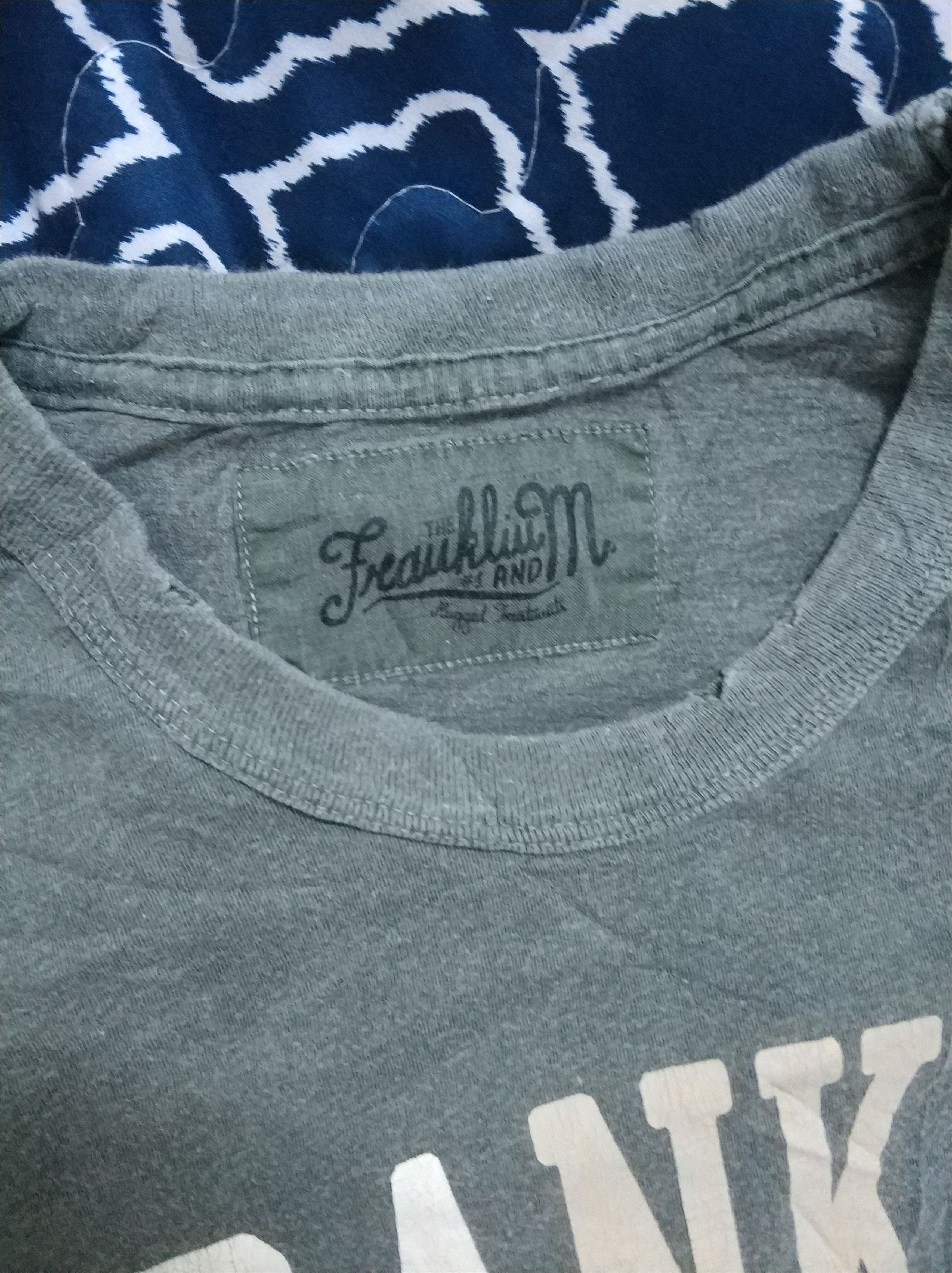 Franklin & Marshall 🔥Distressed Franklin Marshall Spellout Tees Size US M / EU 48-50 / 2 - 7 Thumbnail