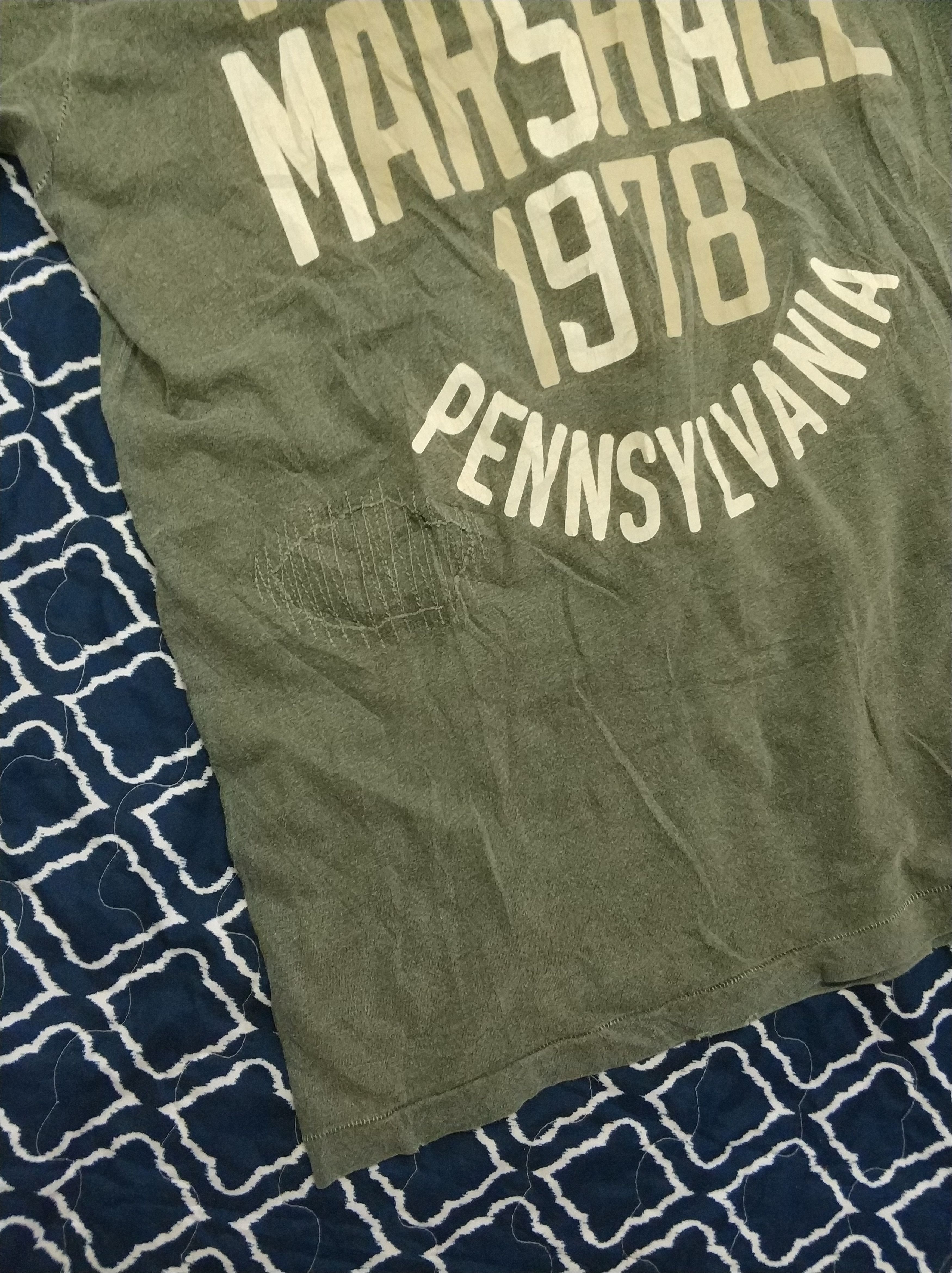 Franklin & Marshall 🔥Distressed Franklin Marshall Spellout Tees Size US M / EU 48-50 / 2 - 4 Thumbnail