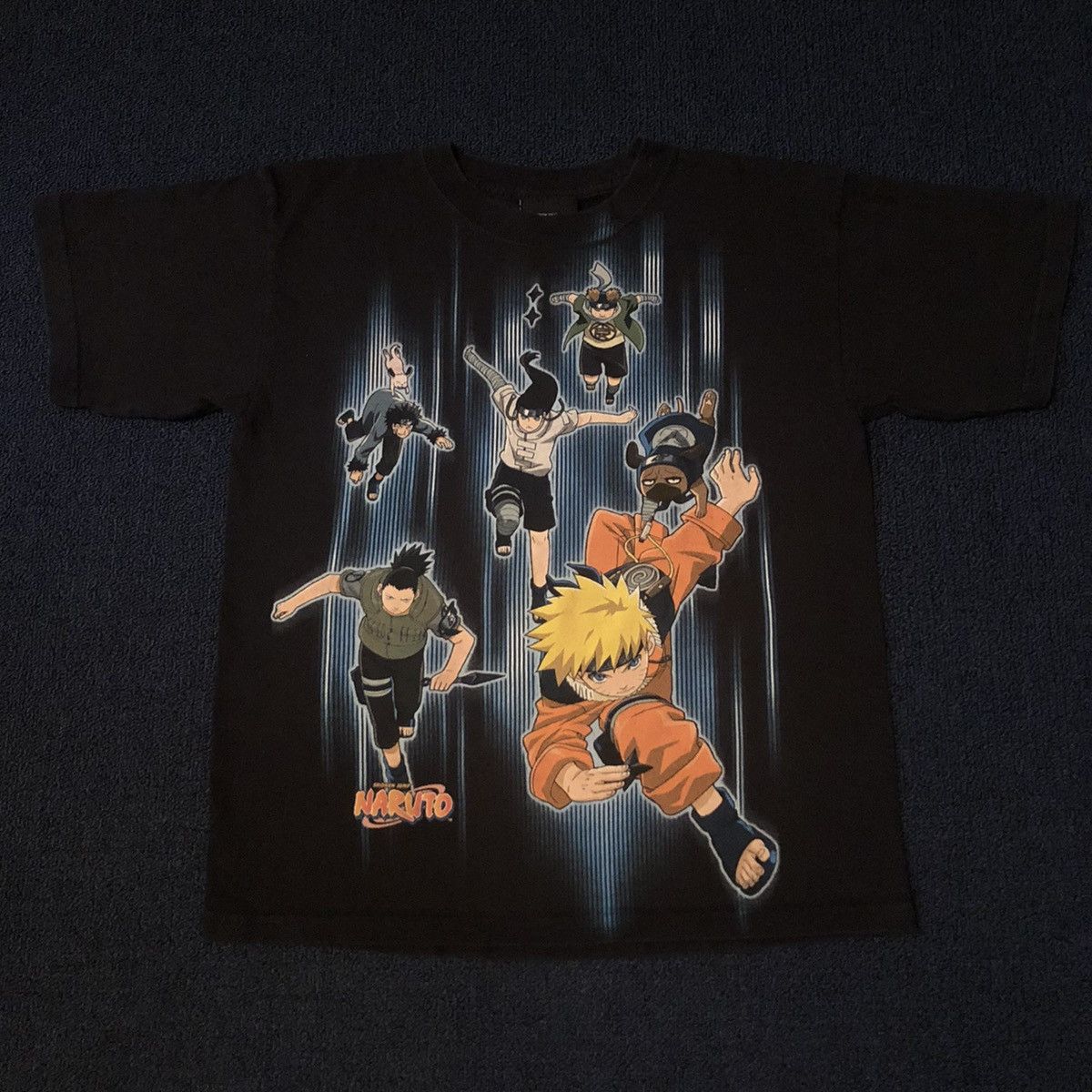 Anime Vintage 2002 Naruto Shonen Jump Anime Big Graphic Logo Tee Size US XS / EU 42 / 0 - 2 Thumbnail