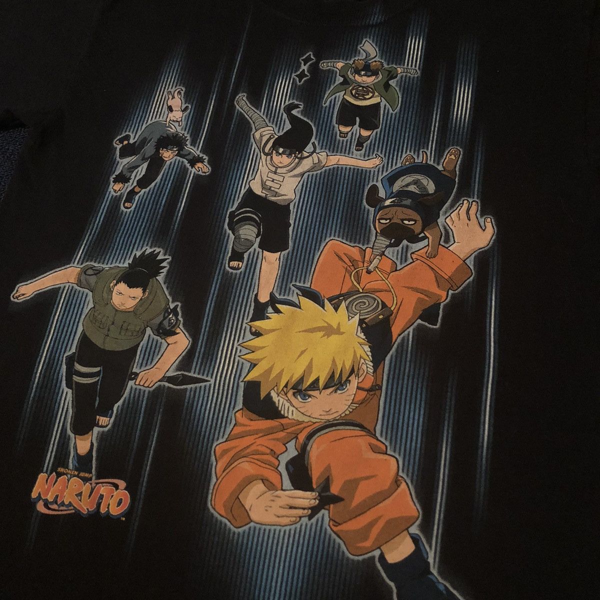 Anime Vintage 2002 Naruto Shonen Jump Anime Big Graphic Logo Tee Size US XS / EU 42 / 0 - 3 Thumbnail