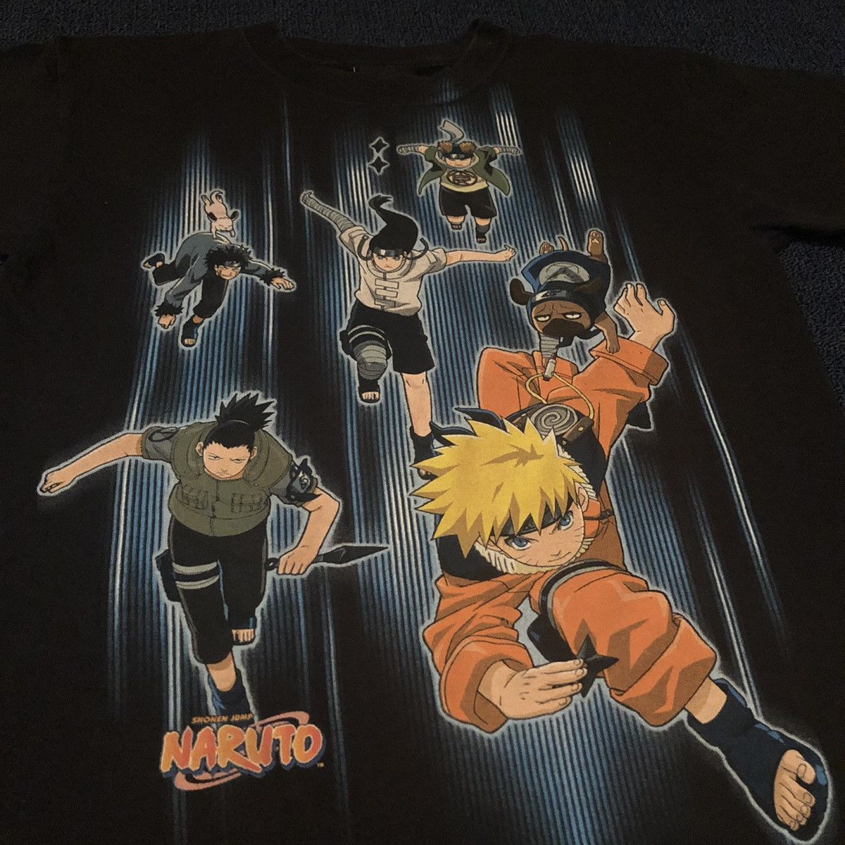 Anime Vintage 2002 Naruto Shonen Jump Anime Big Graphic Logo Tee Size US XS / EU 42 / 0 - 6 Thumbnail