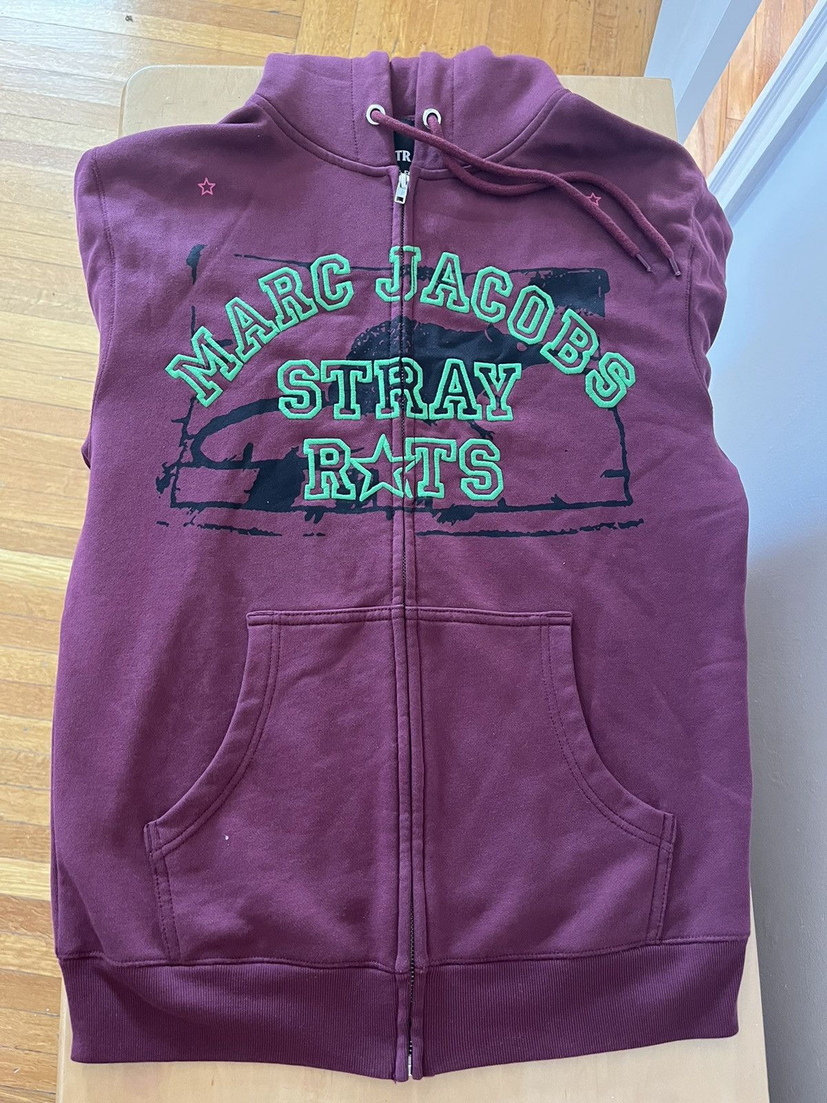 Marc Jacobs × Stray Rats Stray Rats x Marc Jacobs Zip Up Hoodie. | Grailed