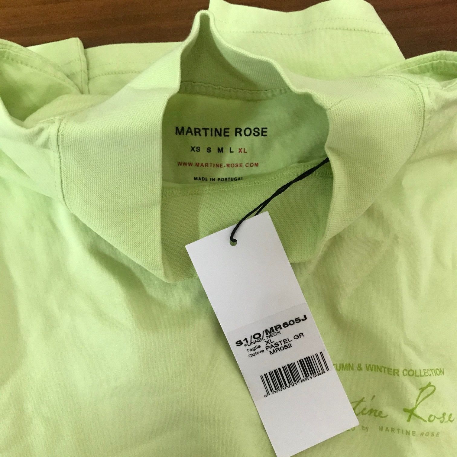 Martine Rose MARTINE ROSE Logo Mock Neck Long Sleeve Shirt Size US XL / EU 56 / 4 - 3 Thumbnail