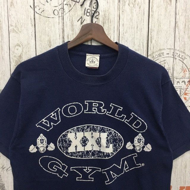 Vintage ‼️vintage WORLD GYM mens tshirt Size US M / EU 48-50 / 2 - 3 Thumbnail