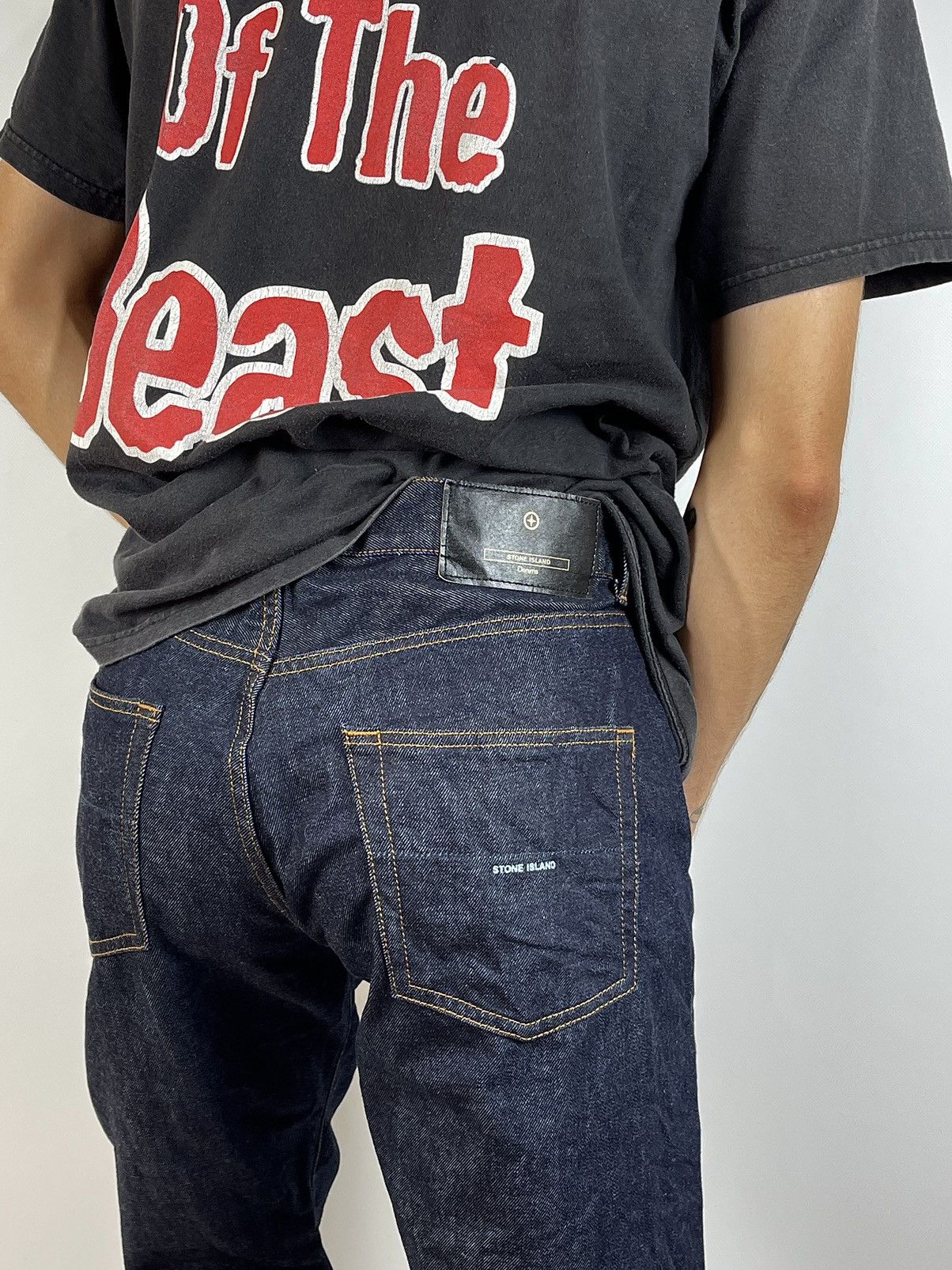 Stone Island Vintage Stone Island Denims Navy Blue Jeans Pants Size US 38 / EU 54 - 3 Thumbnail