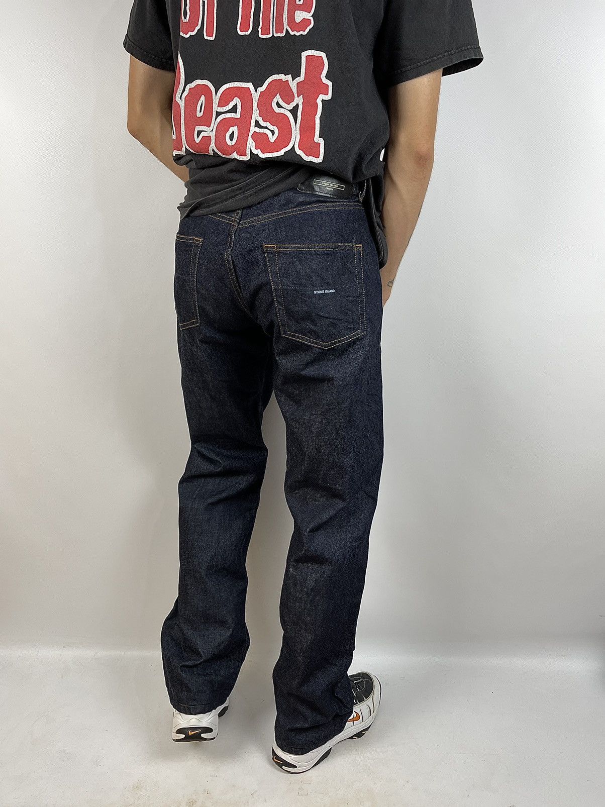 Vintage Stone Island Denims Navy Blue Jeans Pants