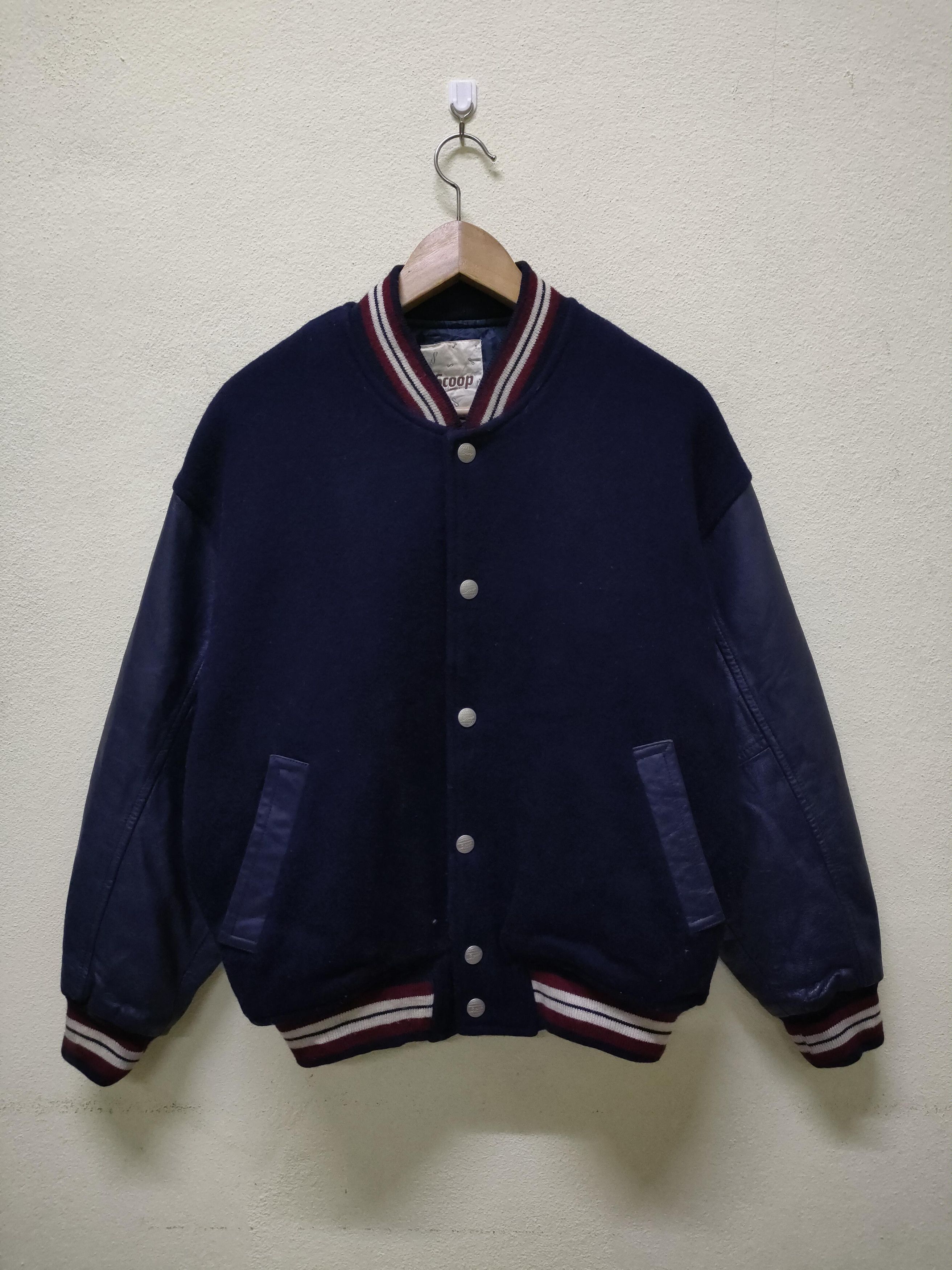 Vintage Scoop Autumn Winter Collection Varsity Jacket Size US M / EU 48-50 / 2 - 2 Thumbnail