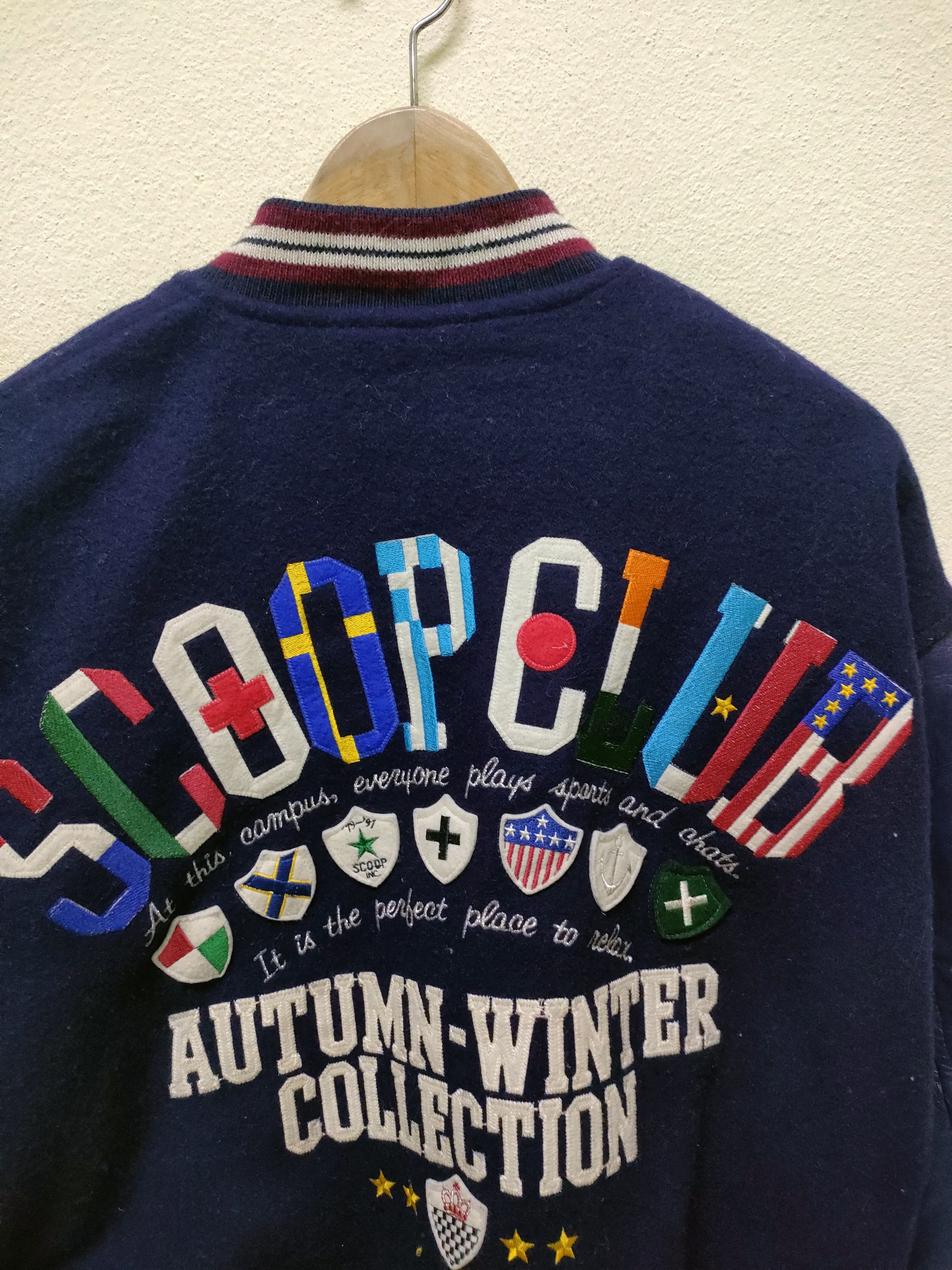 Vintage Scoop Autumn Winter Collection Varsity Jacket Size US M / EU 48-50 / 2 - 3 Thumbnail
