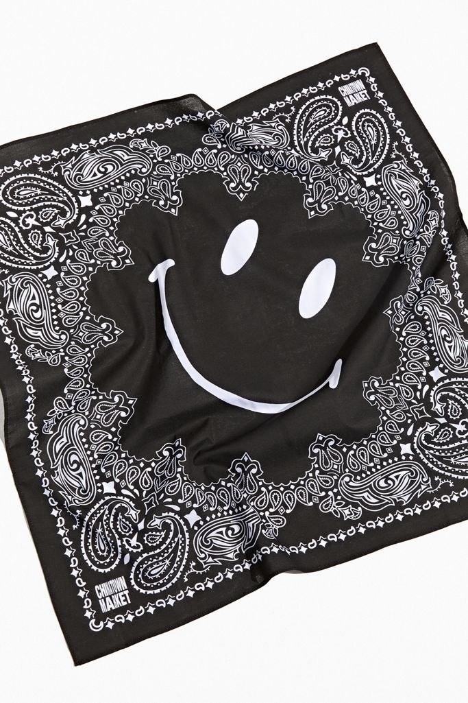 Market ChinatownMarket Smiley Bandana Size ONE SIZE - 1 Thumbnail