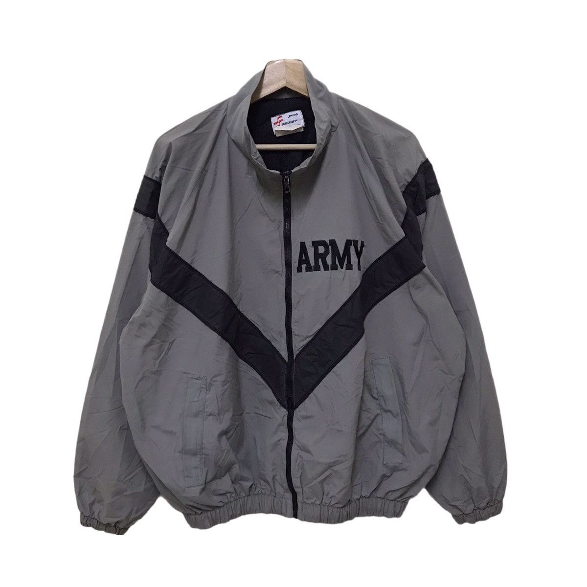 Vintage Vintage Military Army Light Bomber Jacket Big Spellout Size US M / EU 48-50 / 2 - 1 Thumbnail