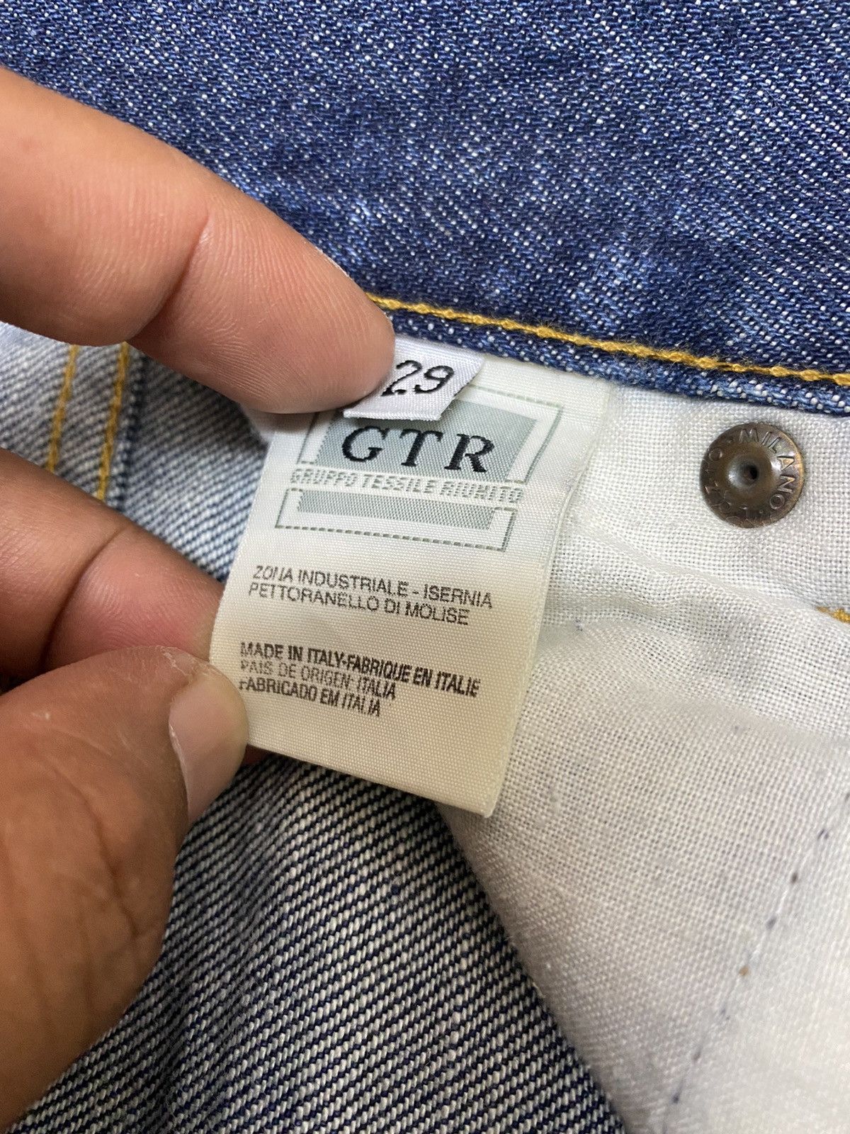 Helmut Lang 1998 Helmut Lang GTR Archive Classic Cut Raw Denim Jeans Size US 29 - 10 Thumbnail