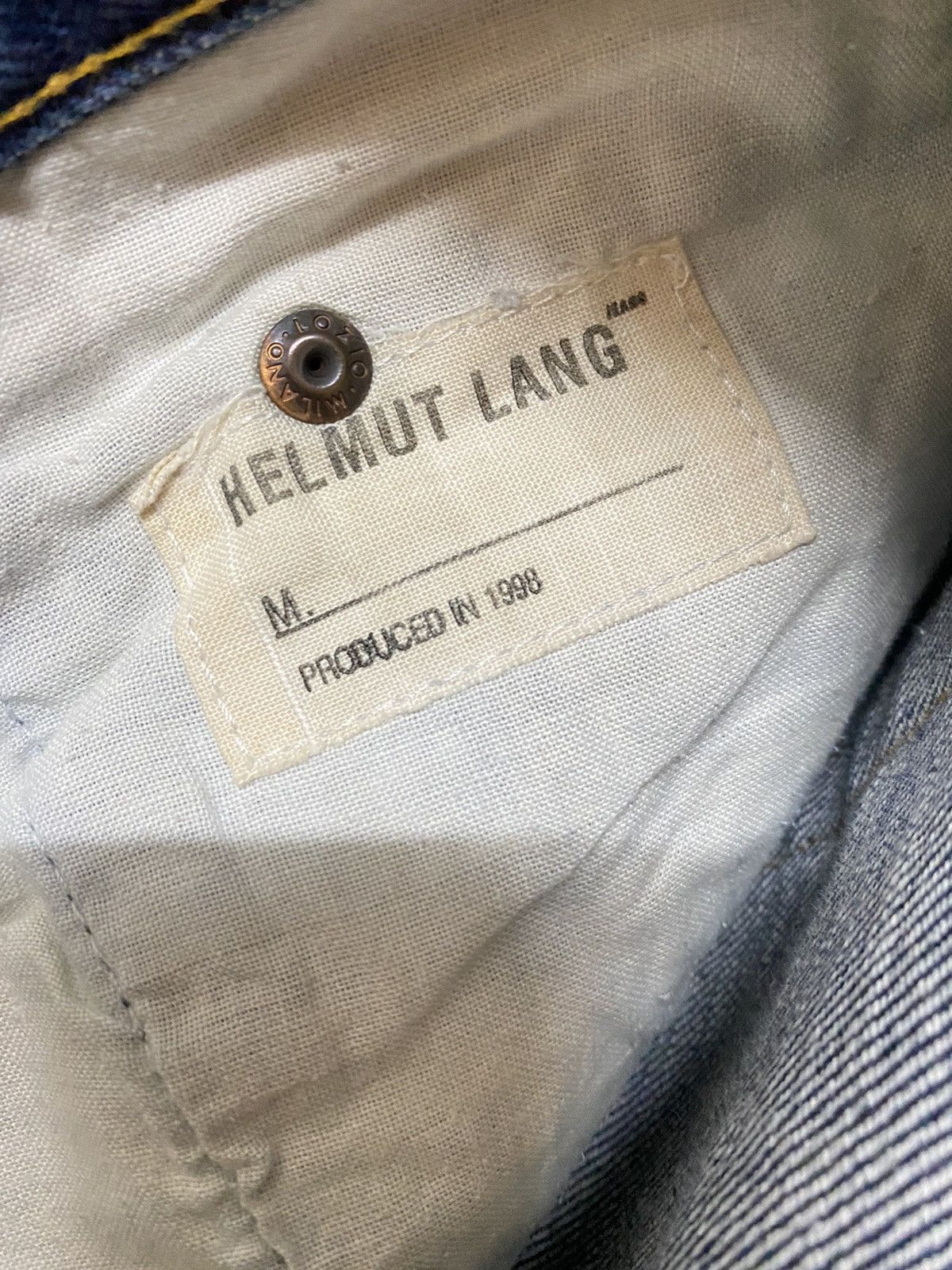 Helmut Lang 1998 Helmut Lang GTR Archive Classic Cut Raw Denim Jeans Size US 29 - 8 Thumbnail