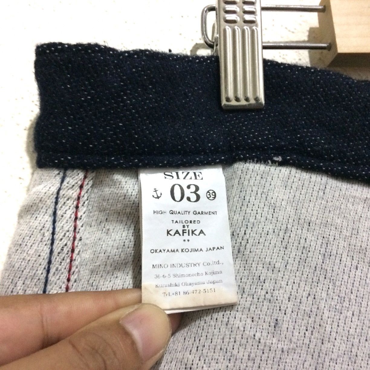 Japanese Brand Vintage Kafika Okayama Kojima Japan Pants Wool Size US 35 - 8 Thumbnail
