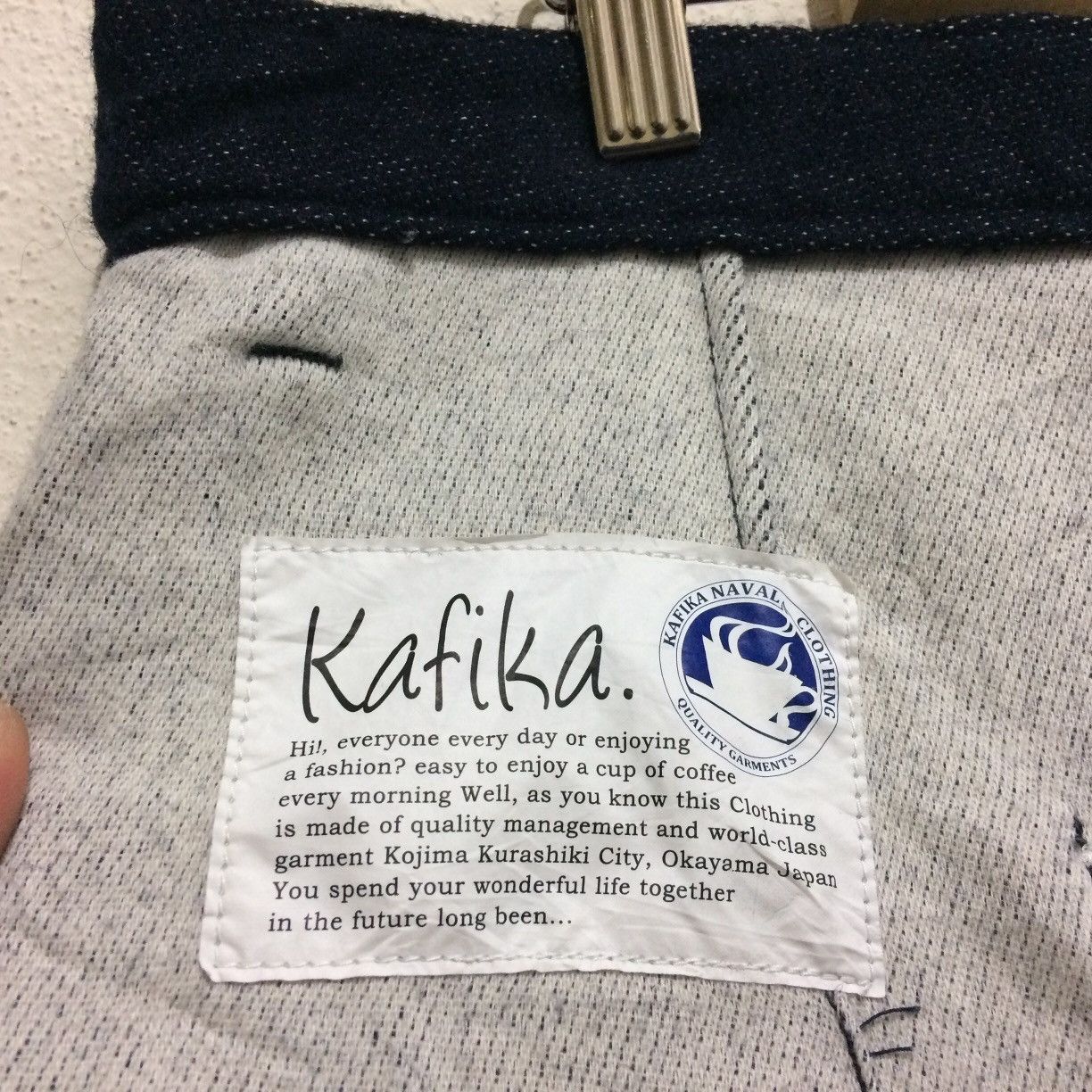 Japanese Brand Vintage Kafika Okayama Kojima Japan Pants Wool Size US 35 - 12 Thumbnail
