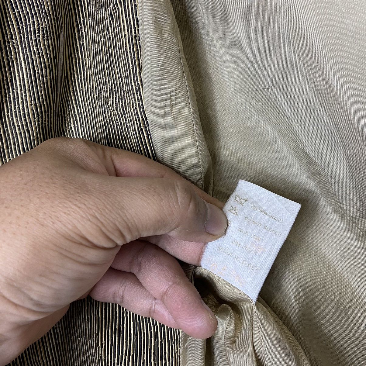 Gianfranco Ferre Vintage GIANFRANCO FERRE made in ITALY Striped Coat Size S / US 4 / IT 40 - 5 Thumbnail