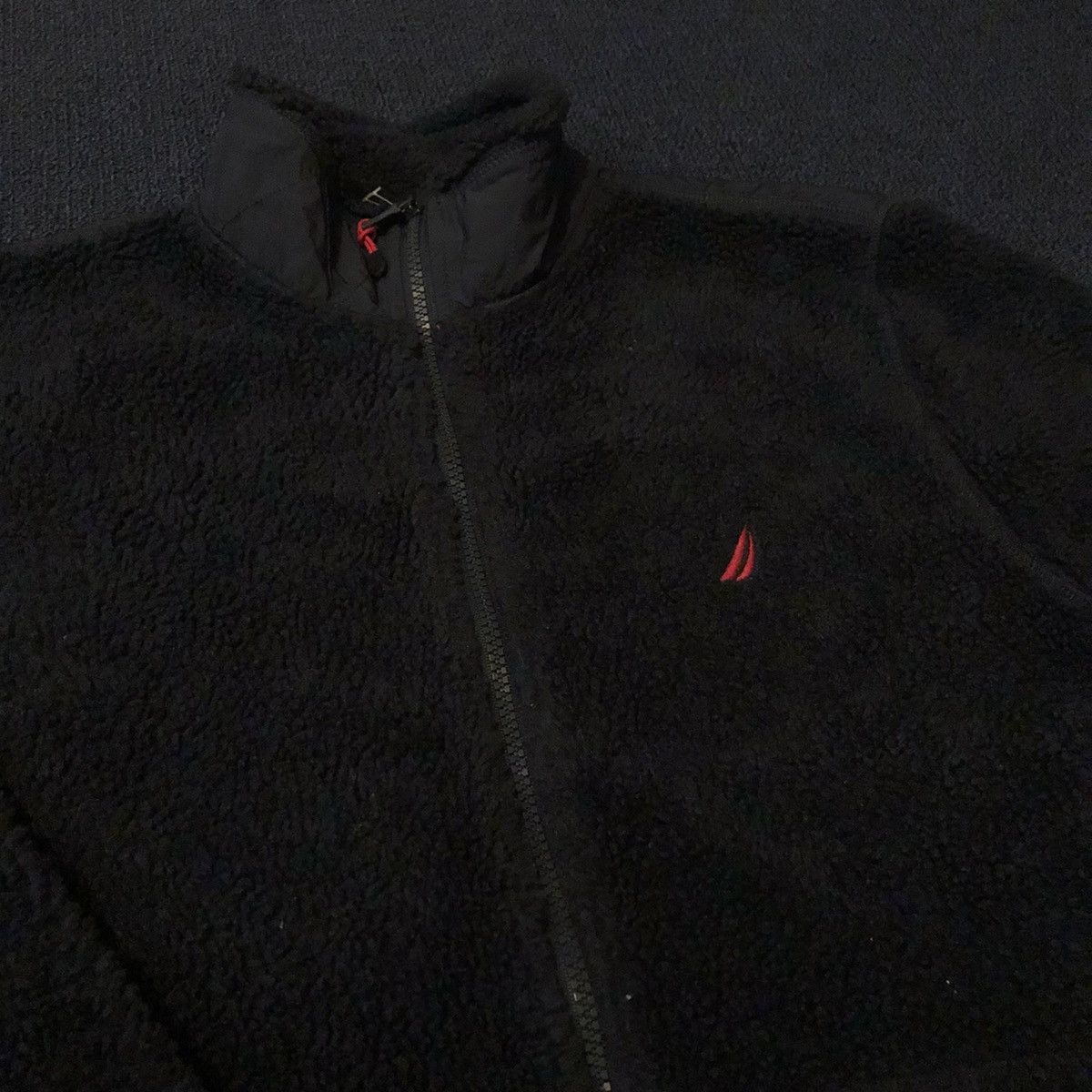 Nautica Vintage Nautica Fleece Sleeve Logo Zip Up Winter Pill Jacket Size US M / EU 48-50 / 2 - 4 Thumbnail