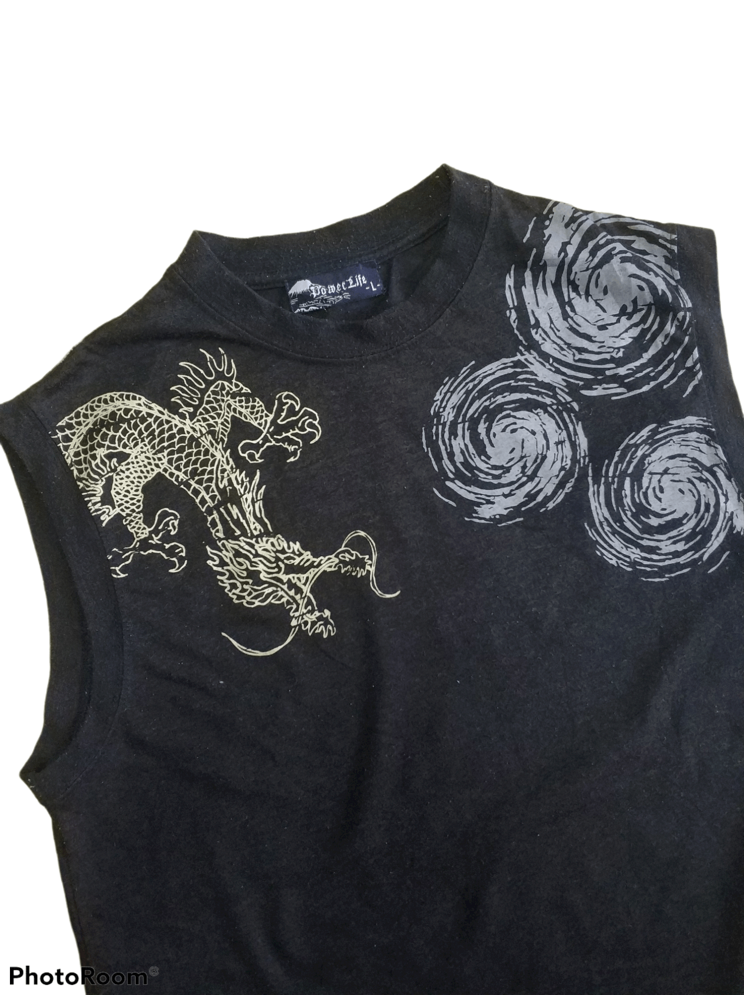 Japanese Brand 🔥Power Life Dragon Sukajan Tank Top Size US M / EU 48-50 / 2 - 1 Thumbnail