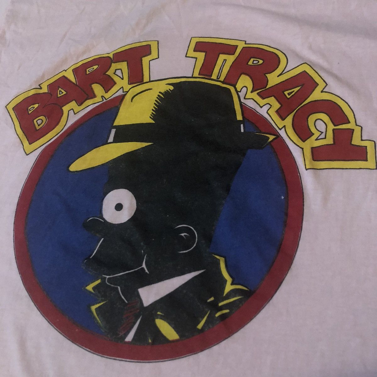 The Simpsons Vintage 90s Bart Simpson Dick Black Bart Tracy Logo Tee Size US L / EU 52-54 / 3 - 6 Thumbnail