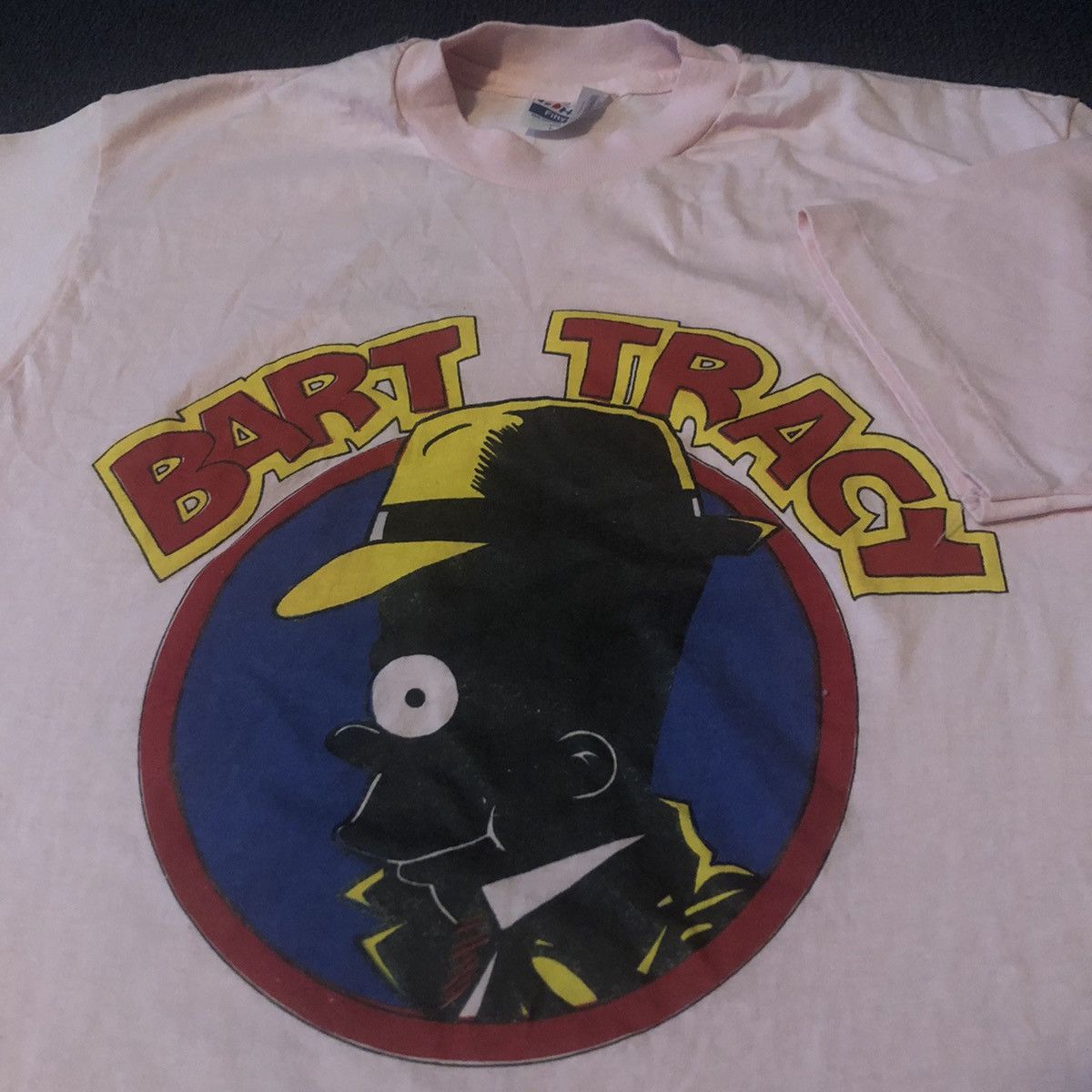 The Simpsons Vintage 90s Bart Simpson Dick Black Bart Tracy Logo Tee Size US L / EU 52-54 / 3 - 1 Thumbnail