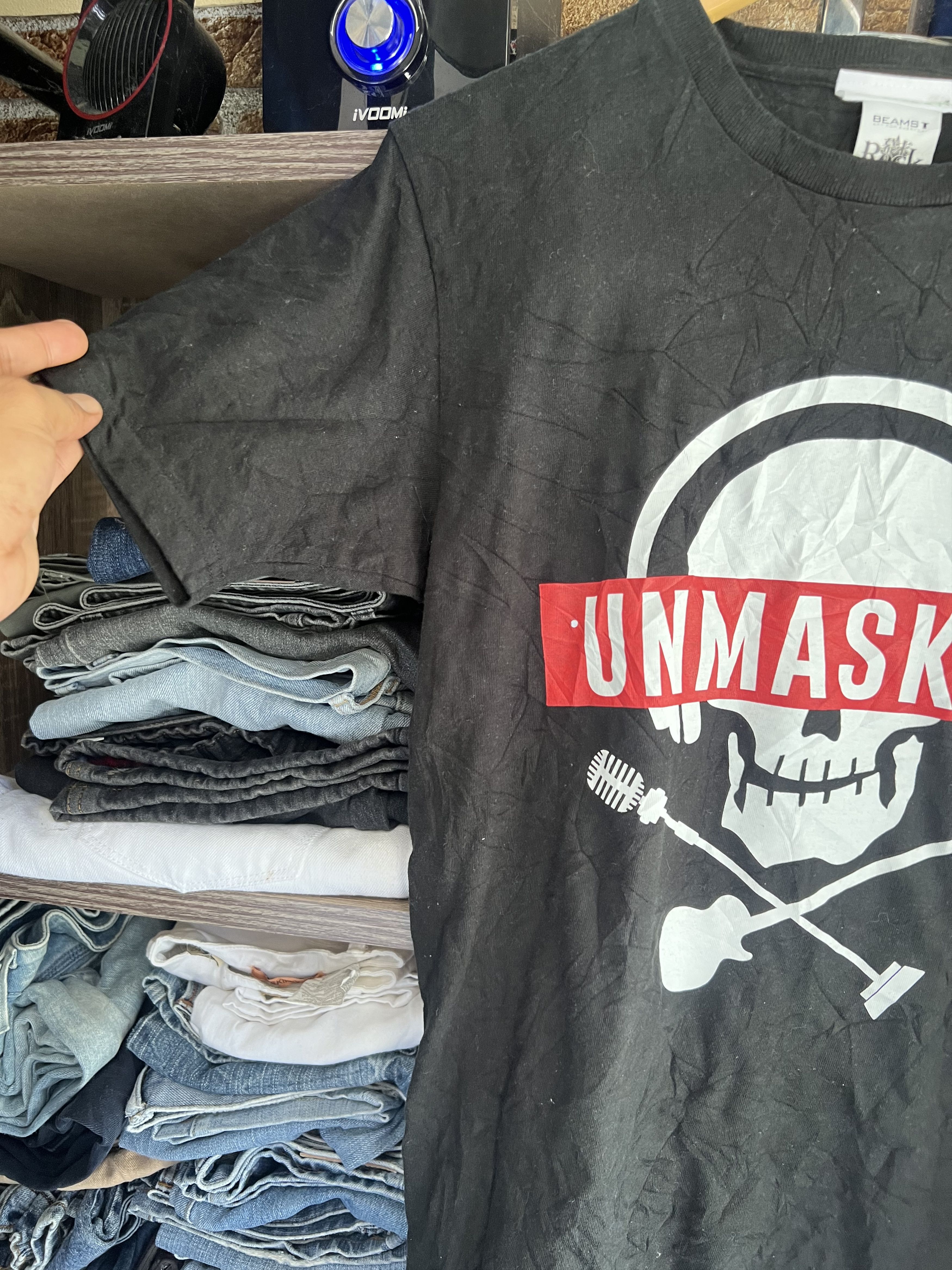 Beams Plus 🔥Rare Sun Faded Beams Unmasked Tees Size US M / EU 48-50 / 2 - 5 Thumbnail