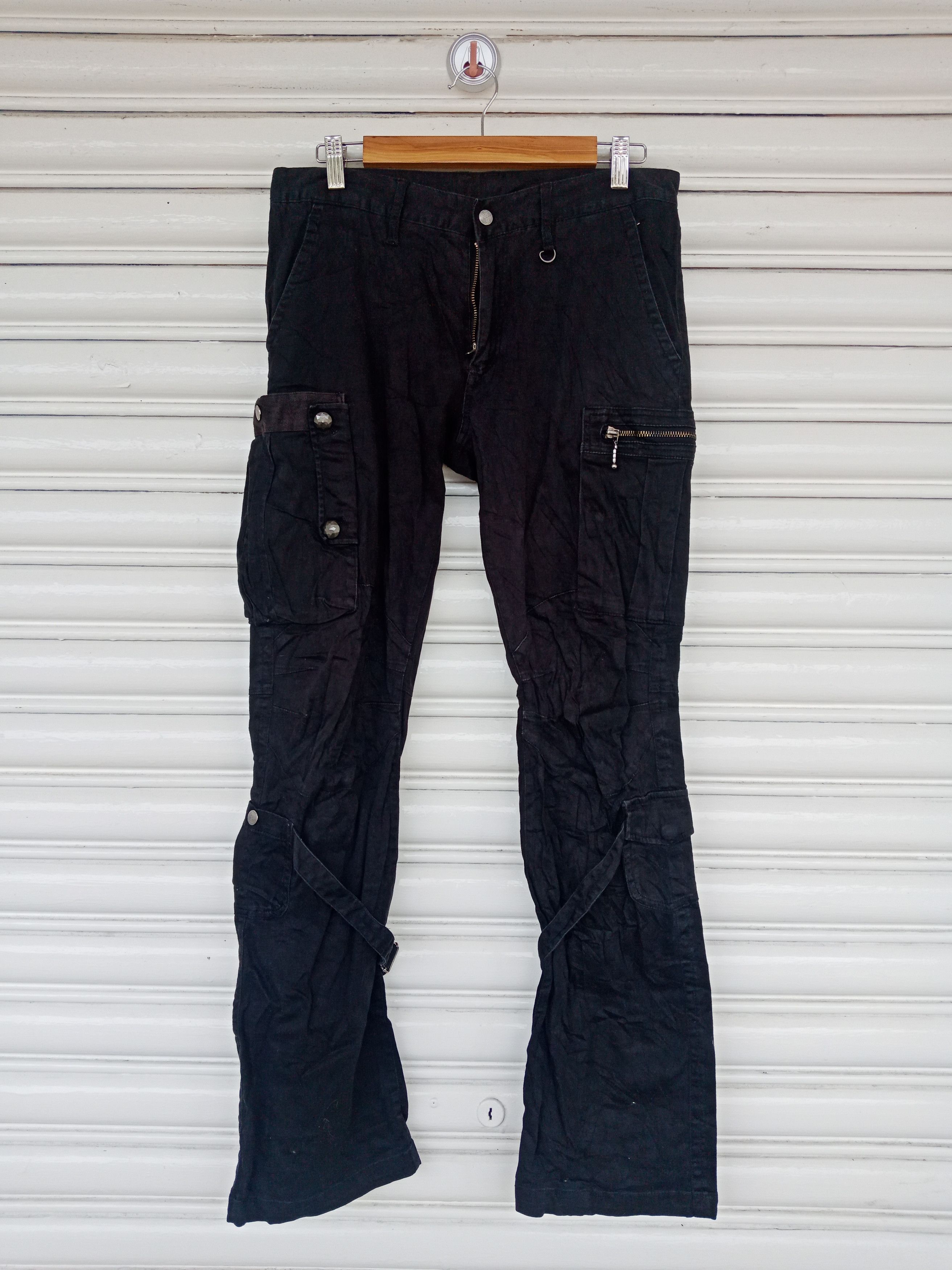 image of 14Th Addiction x In The Attic Semanthic Design Bondage in Black, Men's (Size 32)