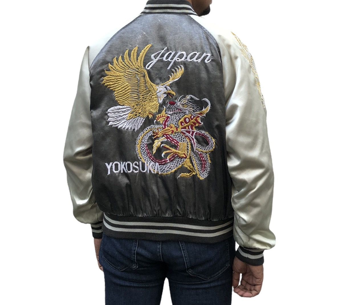 Vintage Japanese Brand Yokosuka Embroidery Souvenirs Sukajan Jacket Size US M / EU 48-50 / 2 - 4 Thumbnail