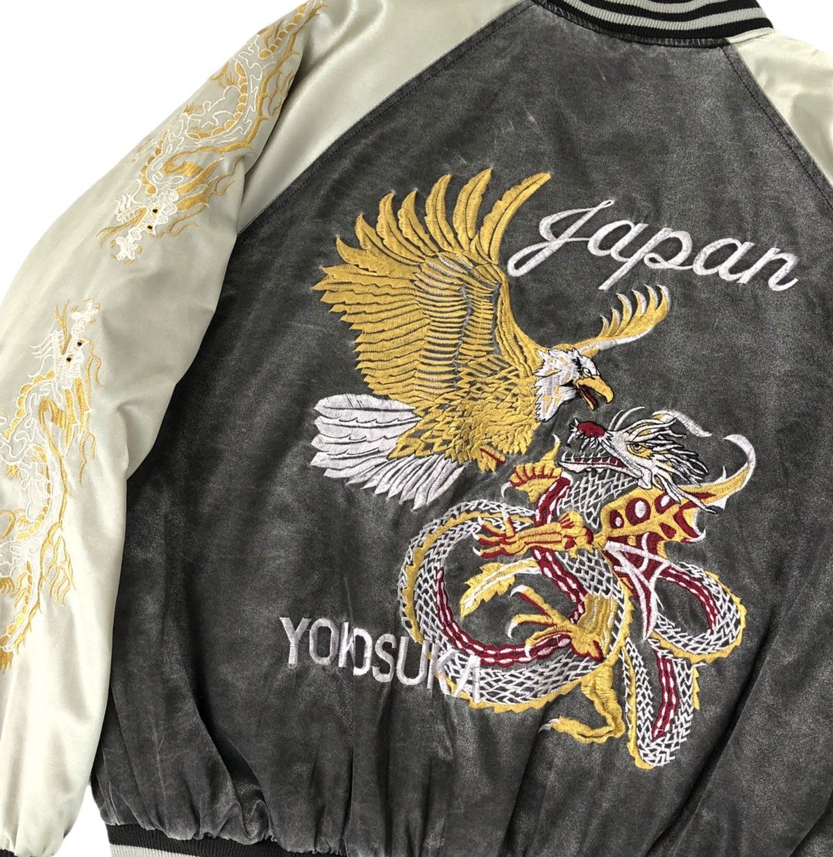 Vintage Japanese Brand Yokosuka Embroidery Souvenirs Sukajan Jacket Size US M / EU 48-50 / 2 - 7 Thumbnail