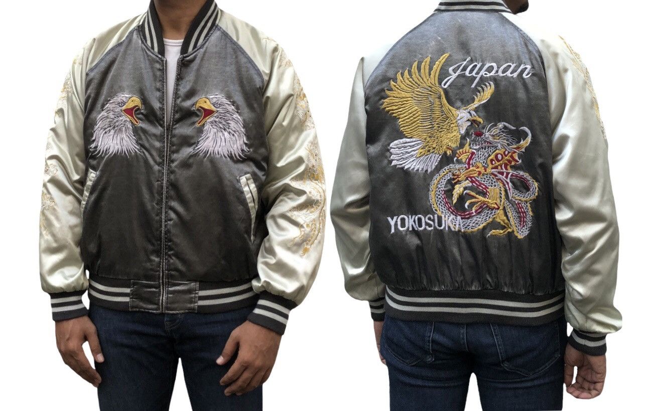 Vintage Japanese Brand Yokosuka Embroidery Souvenirs Sukajan Jacket Size US M / EU 48-50 / 2 - 3 Thumbnail