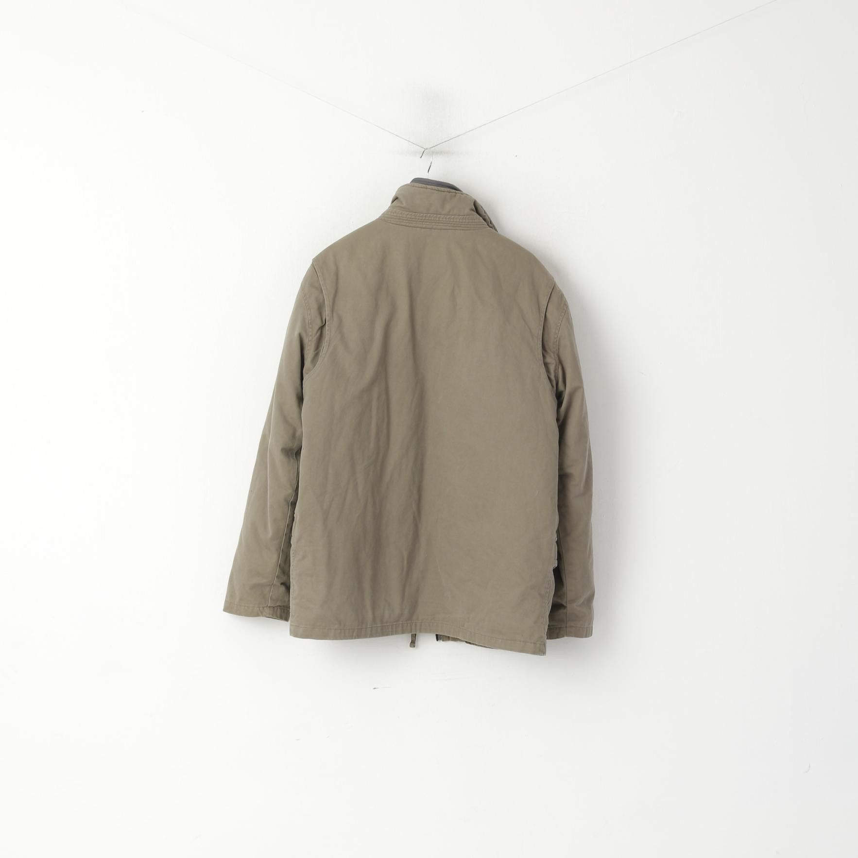 Schott Schott NYC Men XL Jacket Khaki Cotton Military Gear 3909 Size US XL / EU 56 / 4 - 9 Thumbnail