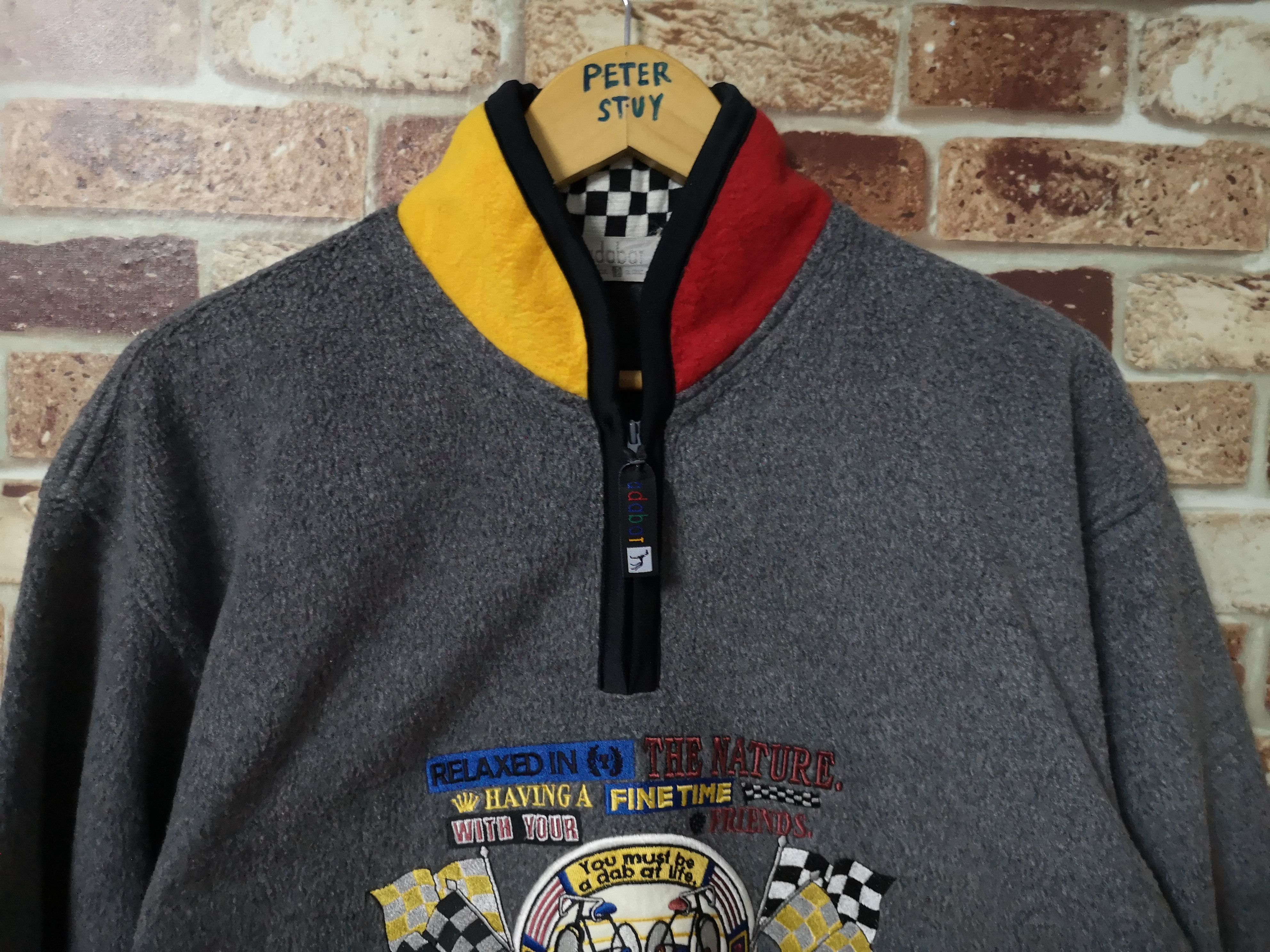 Japanese Brand × Vintage VINTAGE ADABAT "MOTORCYCLE & CYCLE SHOW" NICE DESIGN FLEECE Size US L / EU 52-54 / 3 - 3 Thumbnail