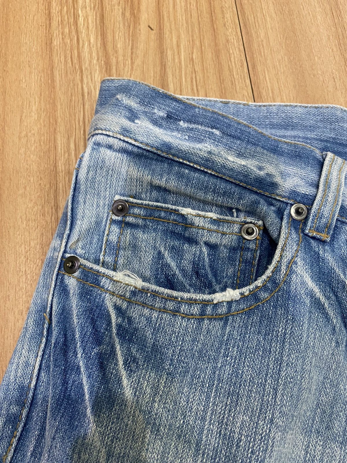 Denime × Japanese Brand GK84 Embroided Dragon Distress Denime Japanese Style Size US 34 / EU 50 - 17 Thumbnail
