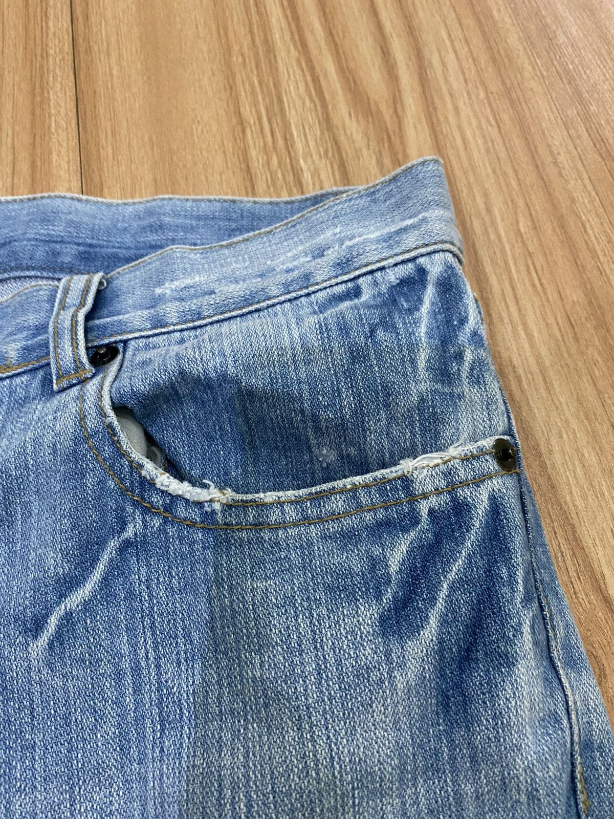Denime × Japanese Brand GK84 Embroided Dragon Distress Denime Japanese Style Size US 34 / EU 50 - 16 Thumbnail