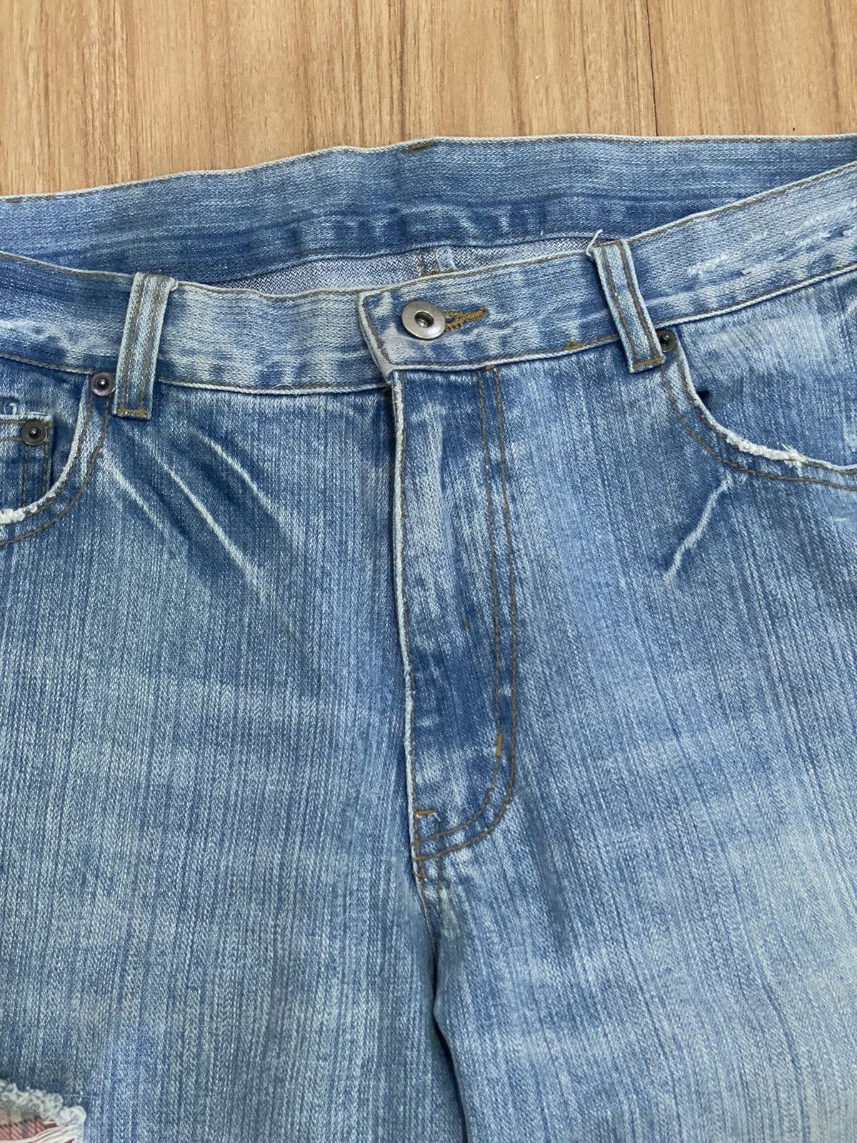 Denime × Japanese Brand GK84 Embroided Dragon Distress Denime Japanese Style Size US 34 / EU 50 - 13 Thumbnail
