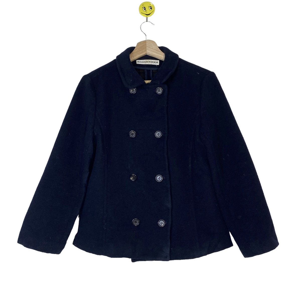 Mademoiselle Non Non Vintage Mademoiselle NON NON Wool Peacoat Jacket Size S / US 4 / IT 40 - 1 Thumbnail
