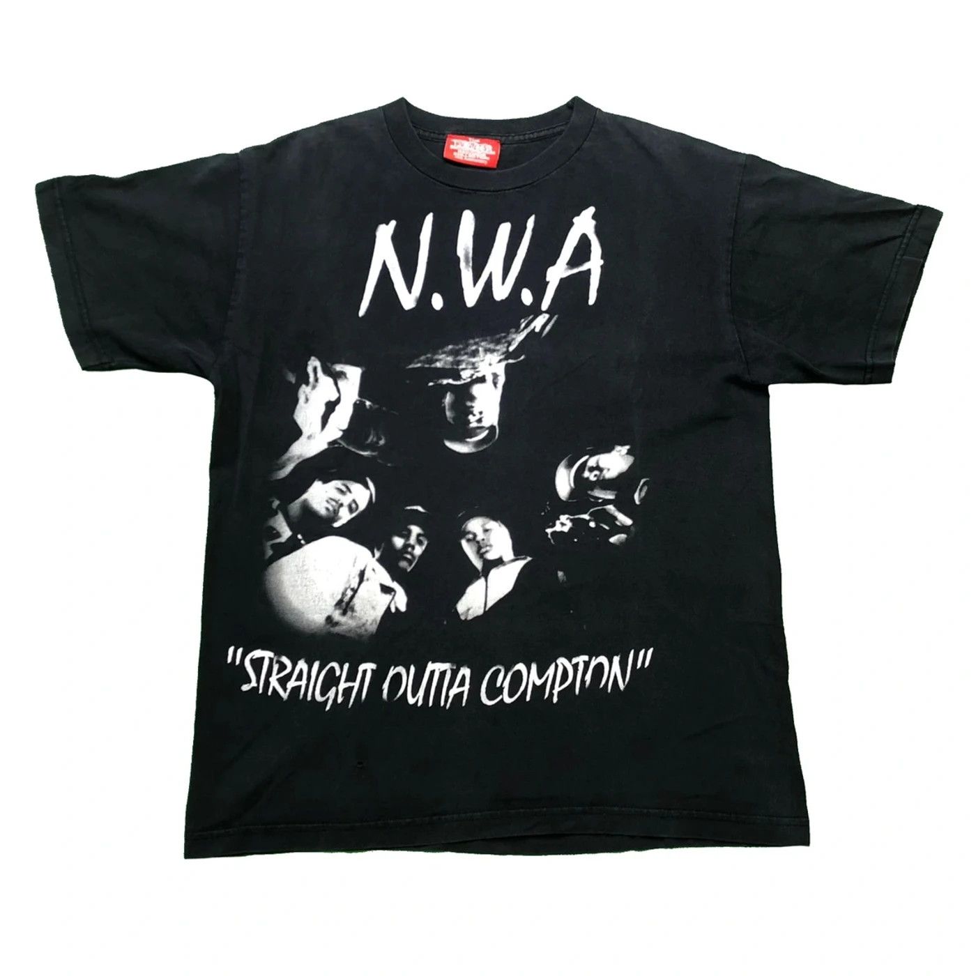 Dr. Dre × Rap Tees × Vintage Vintage NWA T Shirt Faded Straight