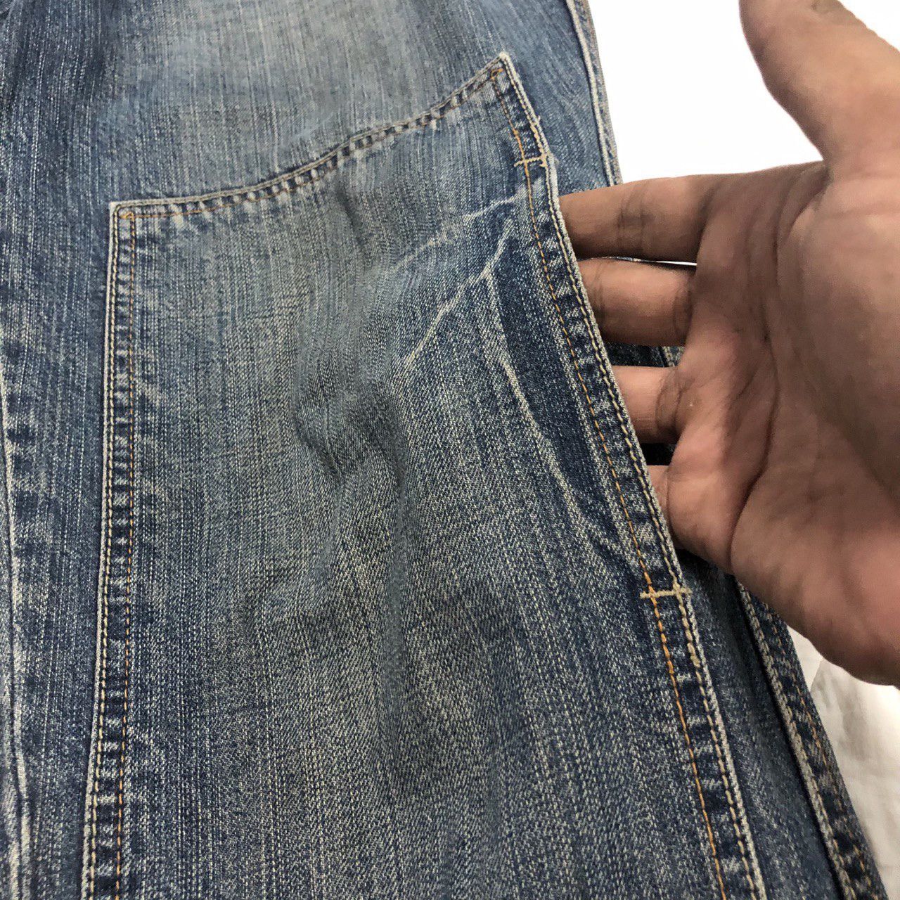 Carhartt × RIFLE × Vintage Italy Designer Rifle Double Knee Jeans Size US 32 / EU 48 - 6 Thumbnail