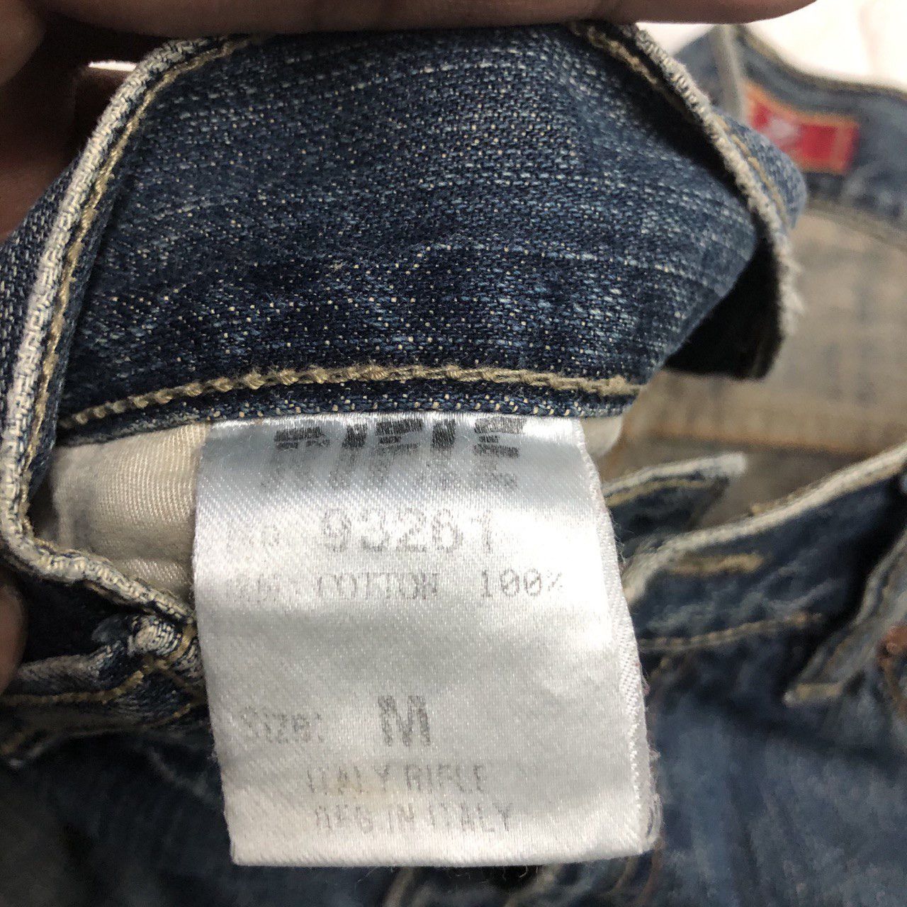 Carhartt × RIFLE × Vintage Italy Designer Rifle Double Knee Jeans Size US 32 / EU 48 - 9 Thumbnail