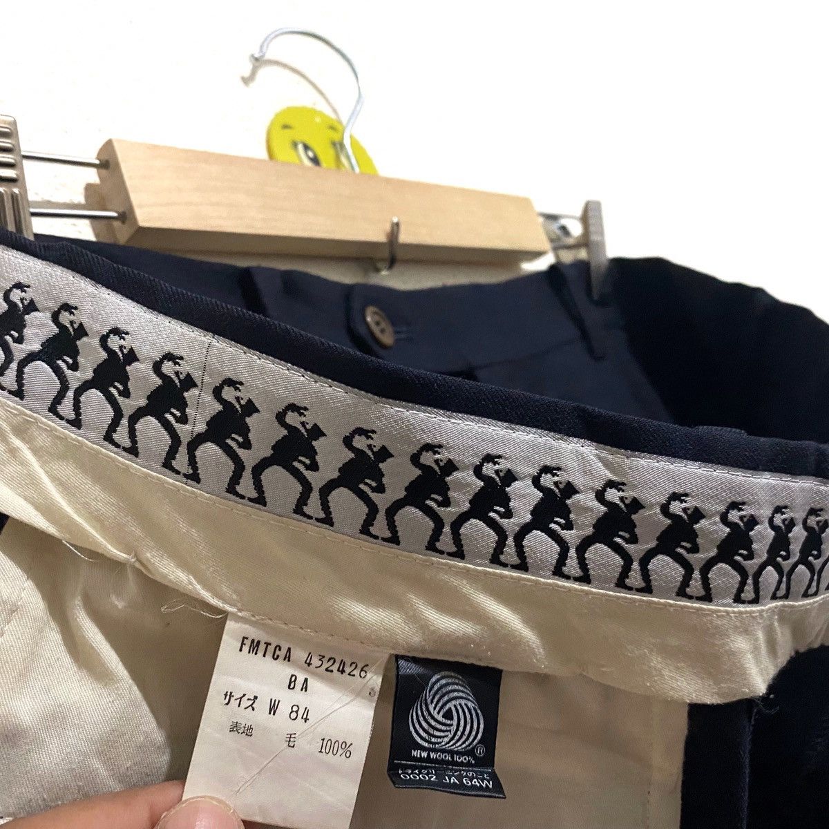 Moschino Vintage MOSCHINO Navy Blue Pants Japanese Branded Size US 33 - 5 Thumbnail