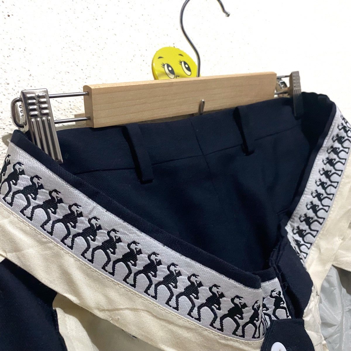 Moschino Vintage MOSCHINO Navy Blue Pants Japanese Branded Size US 33 - 3 Thumbnail