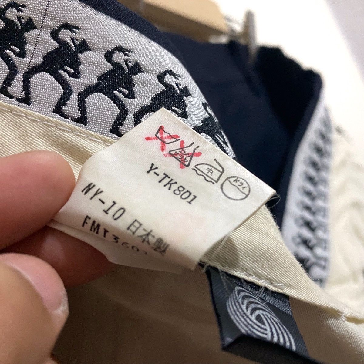 Moschino Vintage MOSCHINO Navy Blue Pants Japanese Branded Size US 33 - 6 Thumbnail