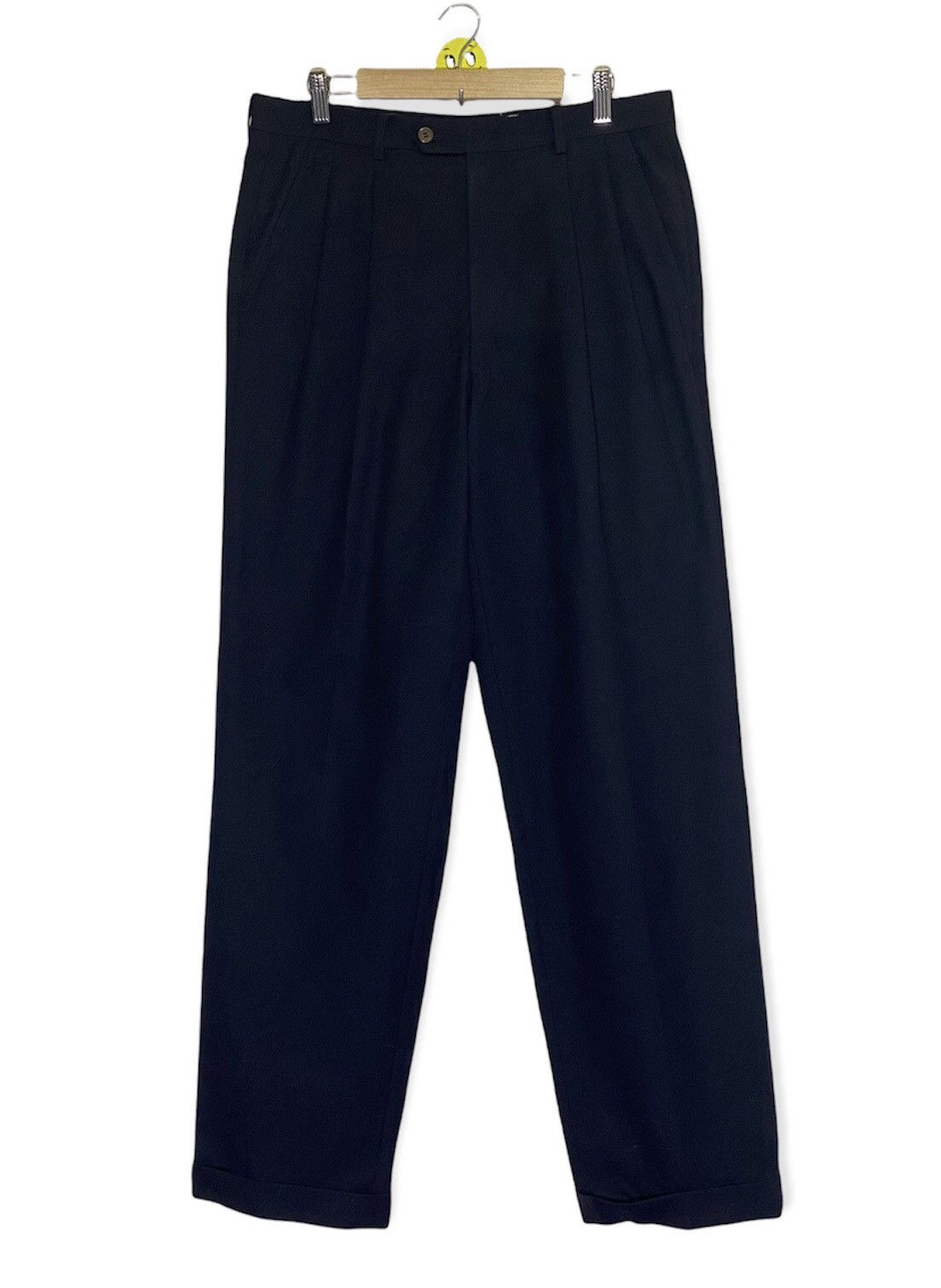 Moschino Vintage MOSCHINO Navy Blue Pants Japanese Branded Size US 33 - 1 Thumbnail