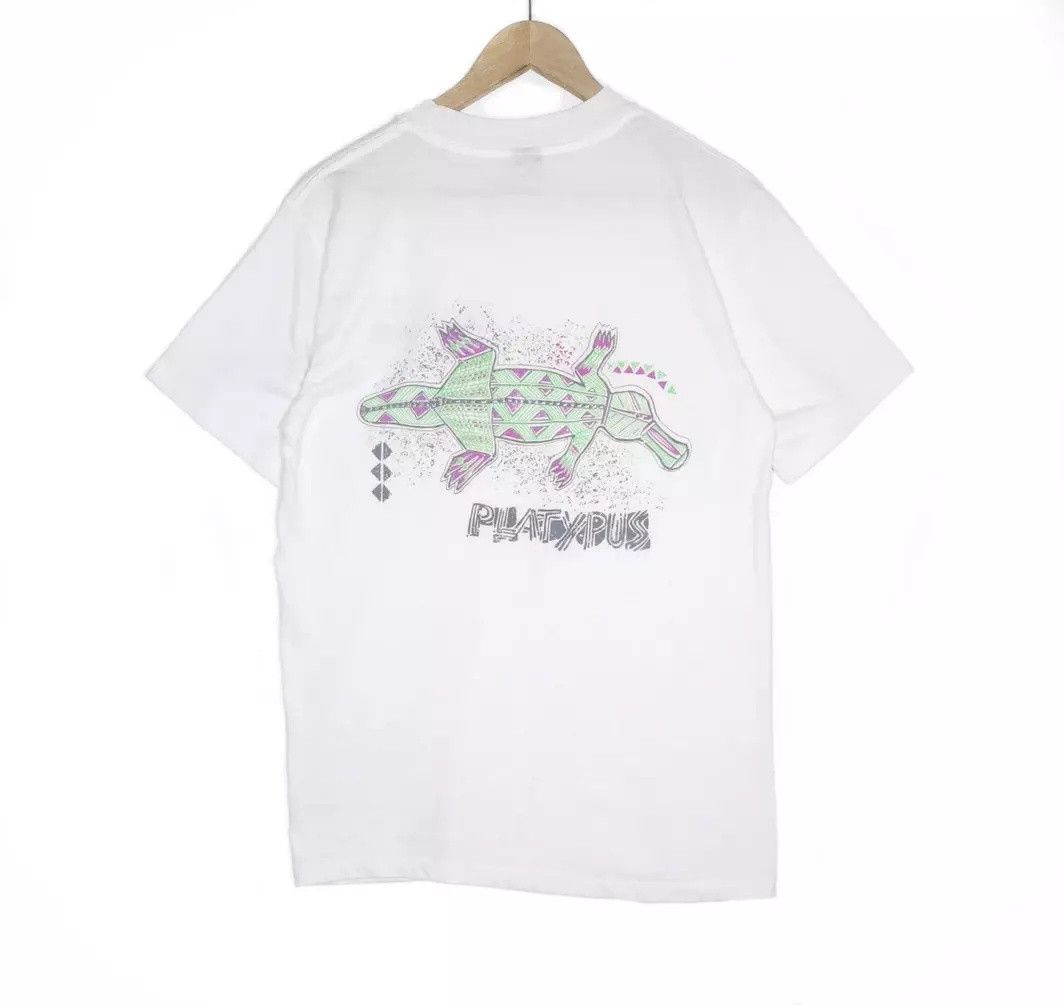 Anvil × Vintage Vintage Platypus tshirt made in USA paper thin Size US M / EU 48-50 / 2 - 1 Thumbnail