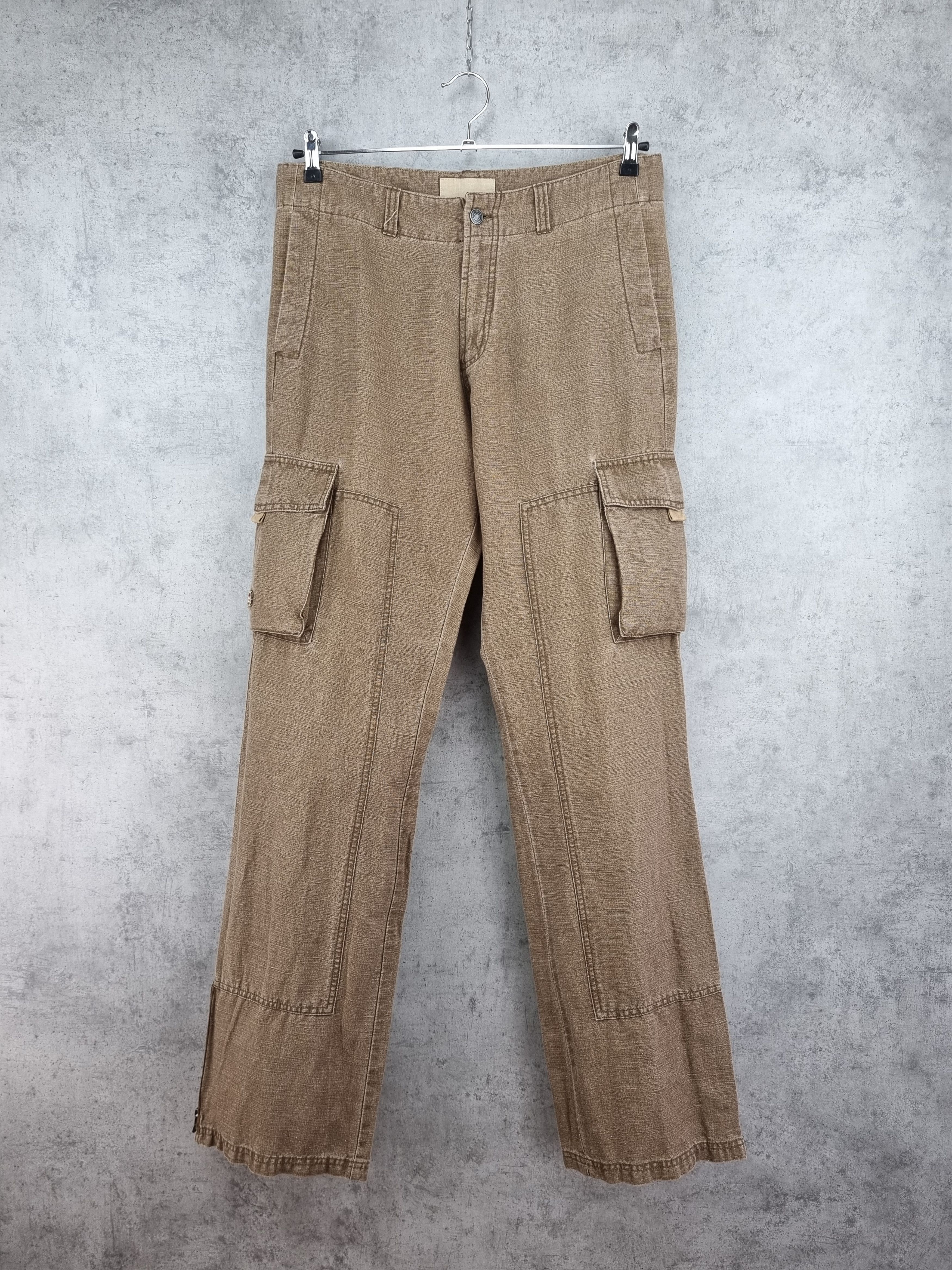 Camel Rare CAMEL Adventure Brown Double Knee Cargo Pants Vintage Size US 34 / EU 50 - 2 Thumbnail