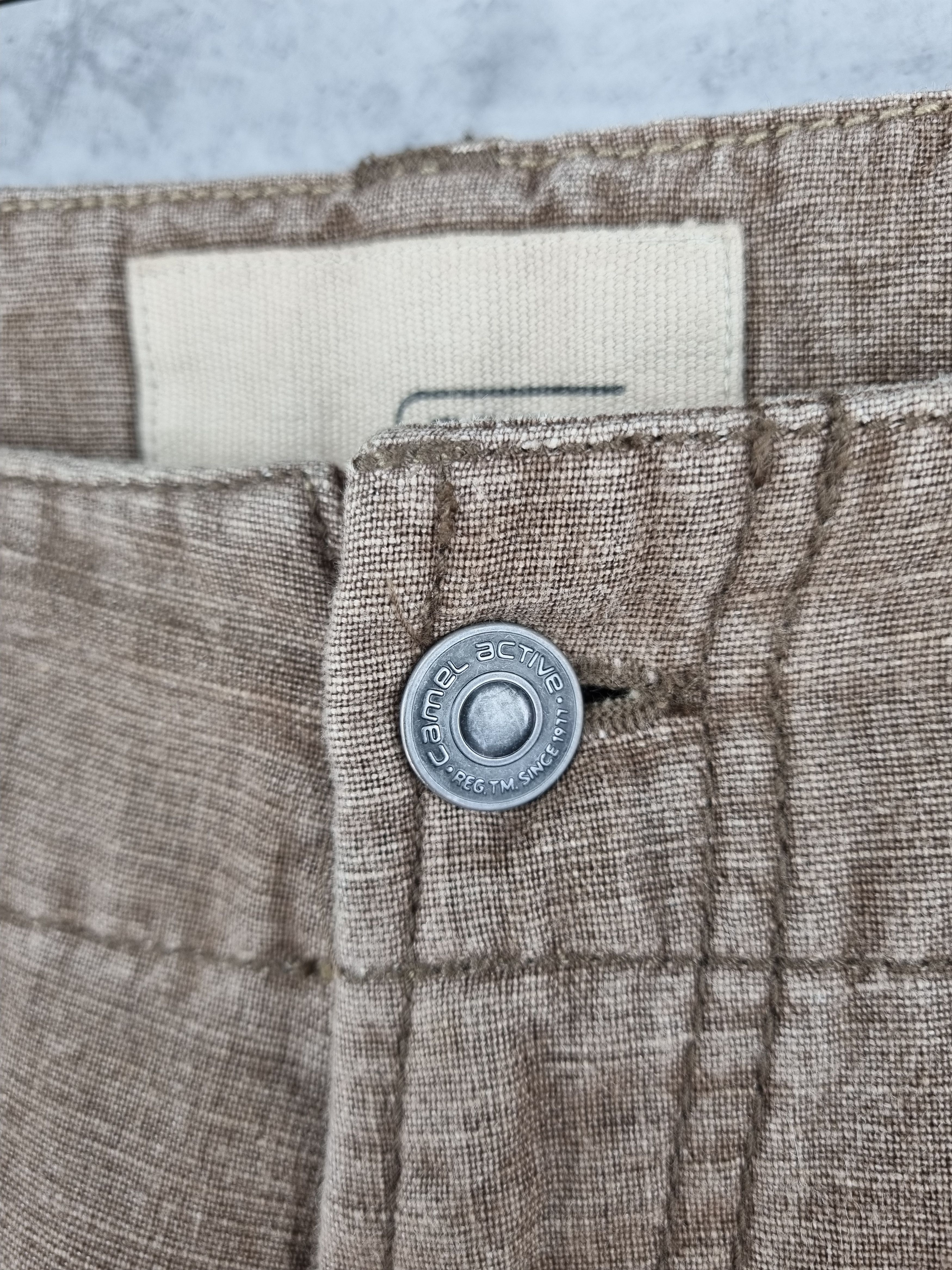 Camel Rare CAMEL Adventure Brown Double Knee Cargo Pants Vintage Size US 34 / EU 50 - 6 Thumbnail