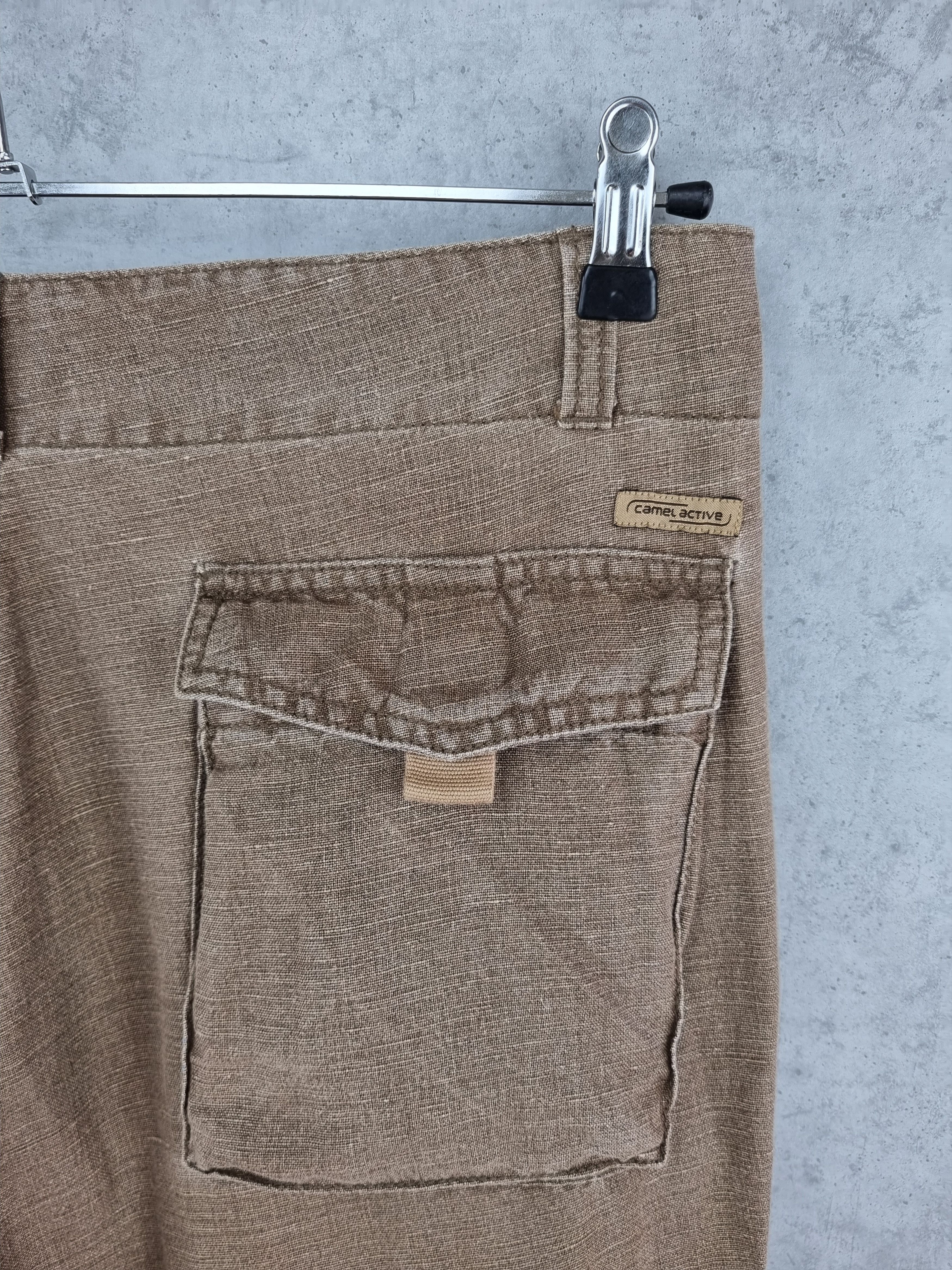 Camel Rare CAMEL Adventure Brown Double Knee Cargo Pants Vintage Size US 34 / EU 50 - 5 Thumbnail