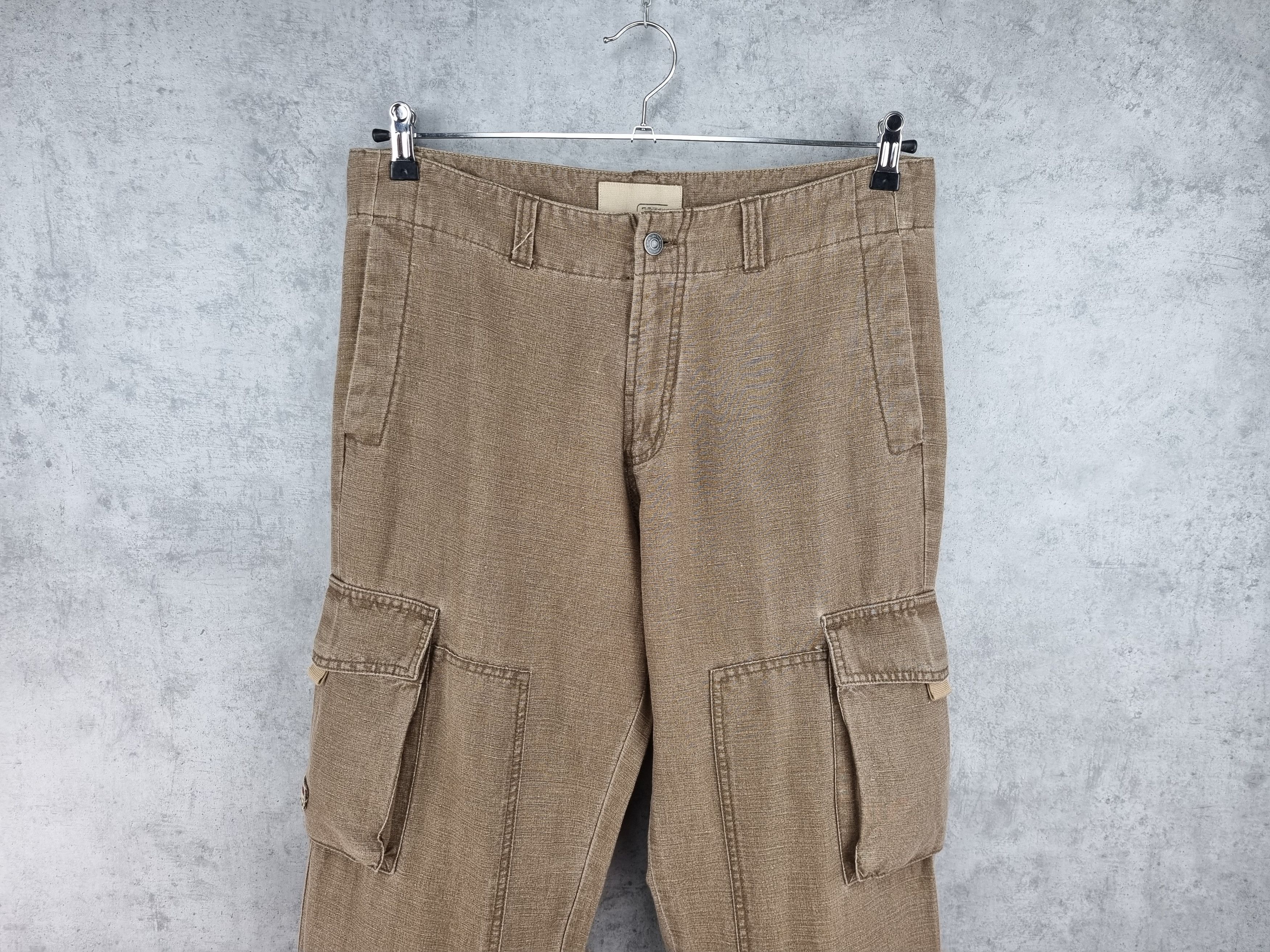 Camel Rare CAMEL Adventure Brown Double Knee Cargo Pants Vintage Size US 34 / EU 50 - 4 Thumbnail