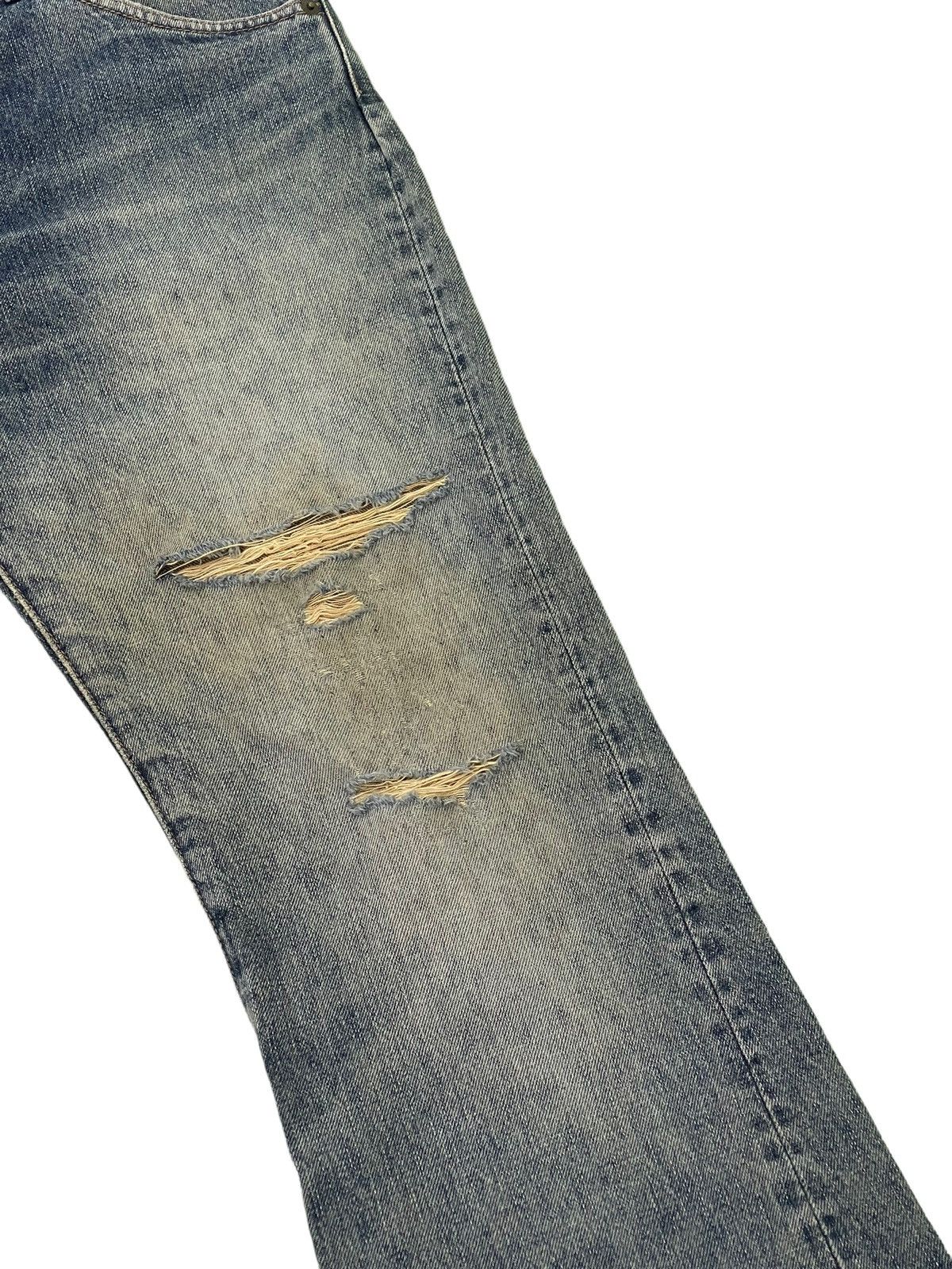 Japanese Brand Flare Jeans Vtg Wrangler Distress Denim Boot Cut 4🟦9 Size US 32 / EU 48 - 7 Thumbnail